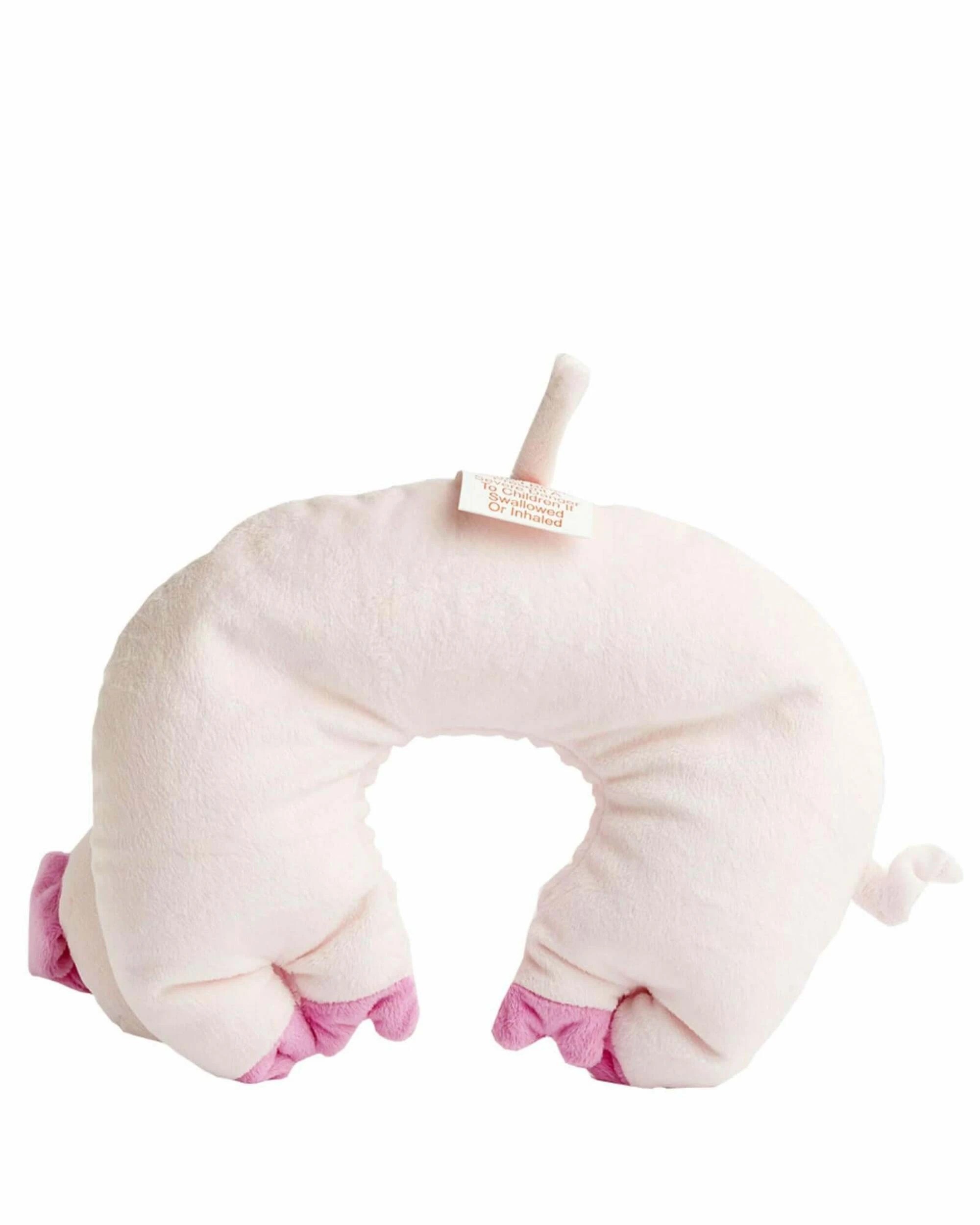 2 Korjo Kids Squinchy Animal Pillow - Pig - Pink, 2 of 2