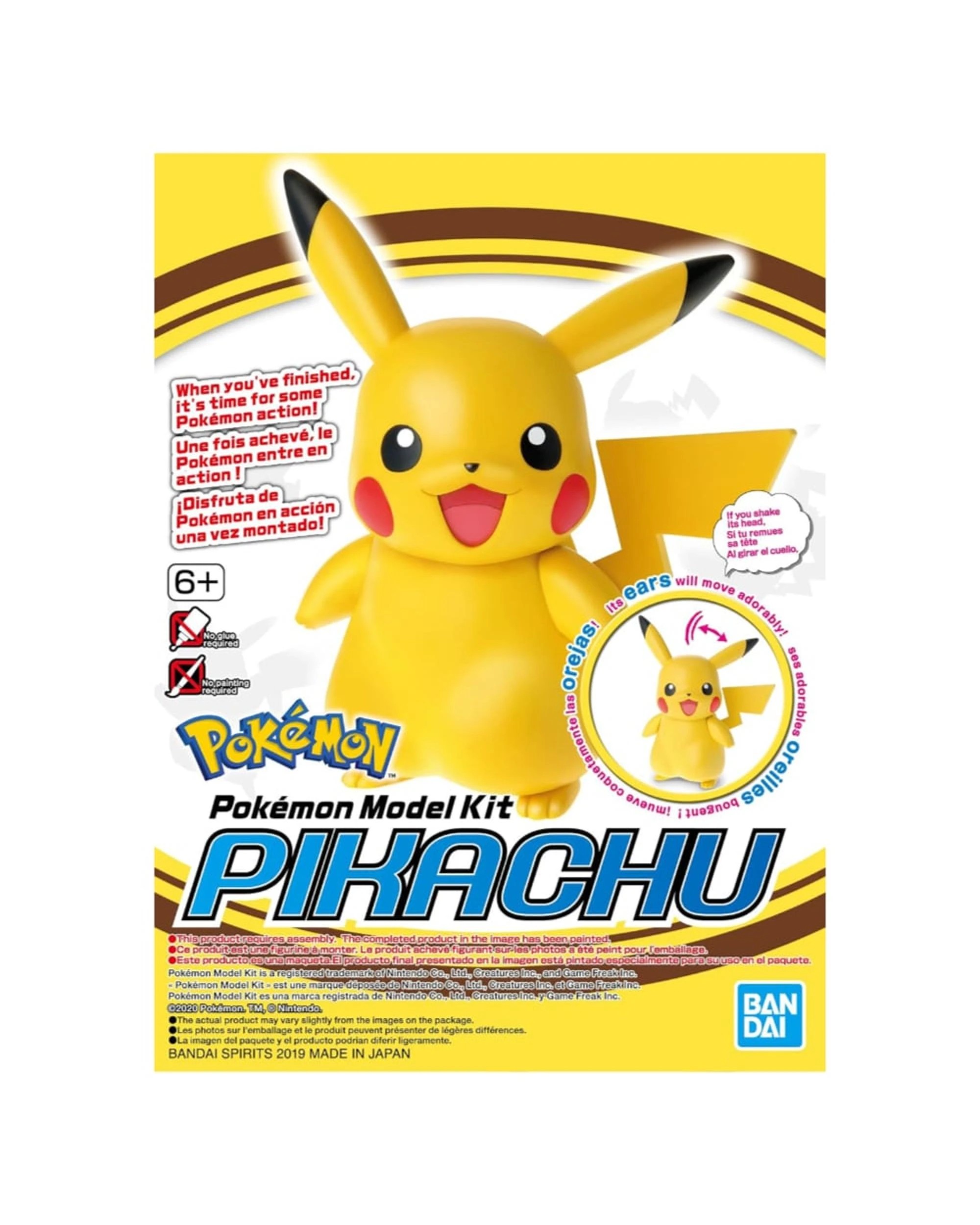 Bandai Pokemon Pikachu Plastic Model Kit - Kmart