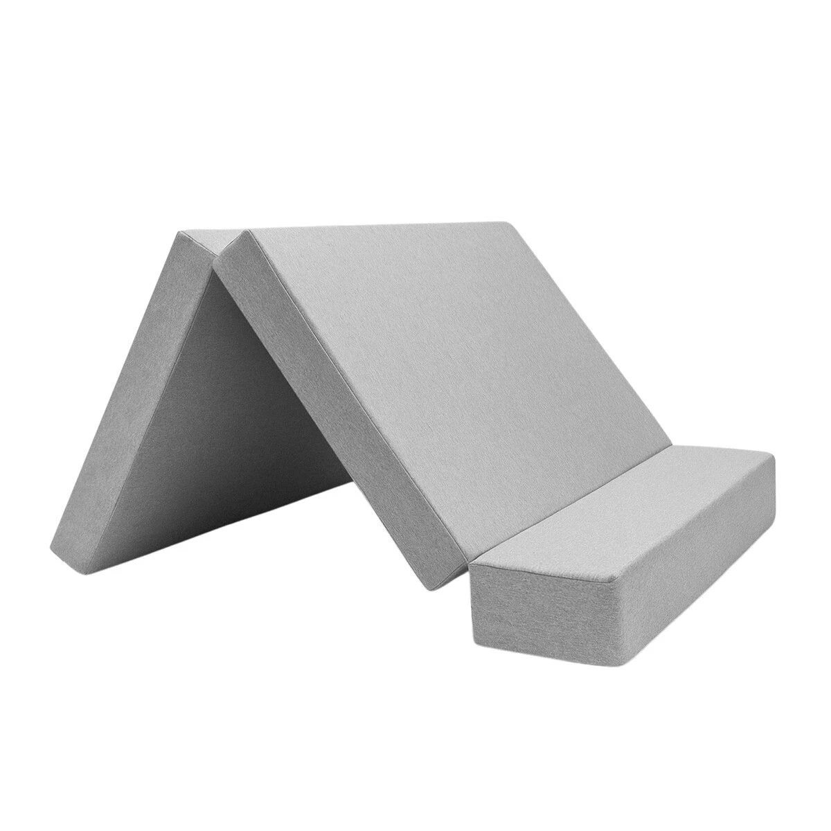 1 Luxsuite Foldable Foam Mattress Cot Tri Folding Sofa Bed, 1 of 3