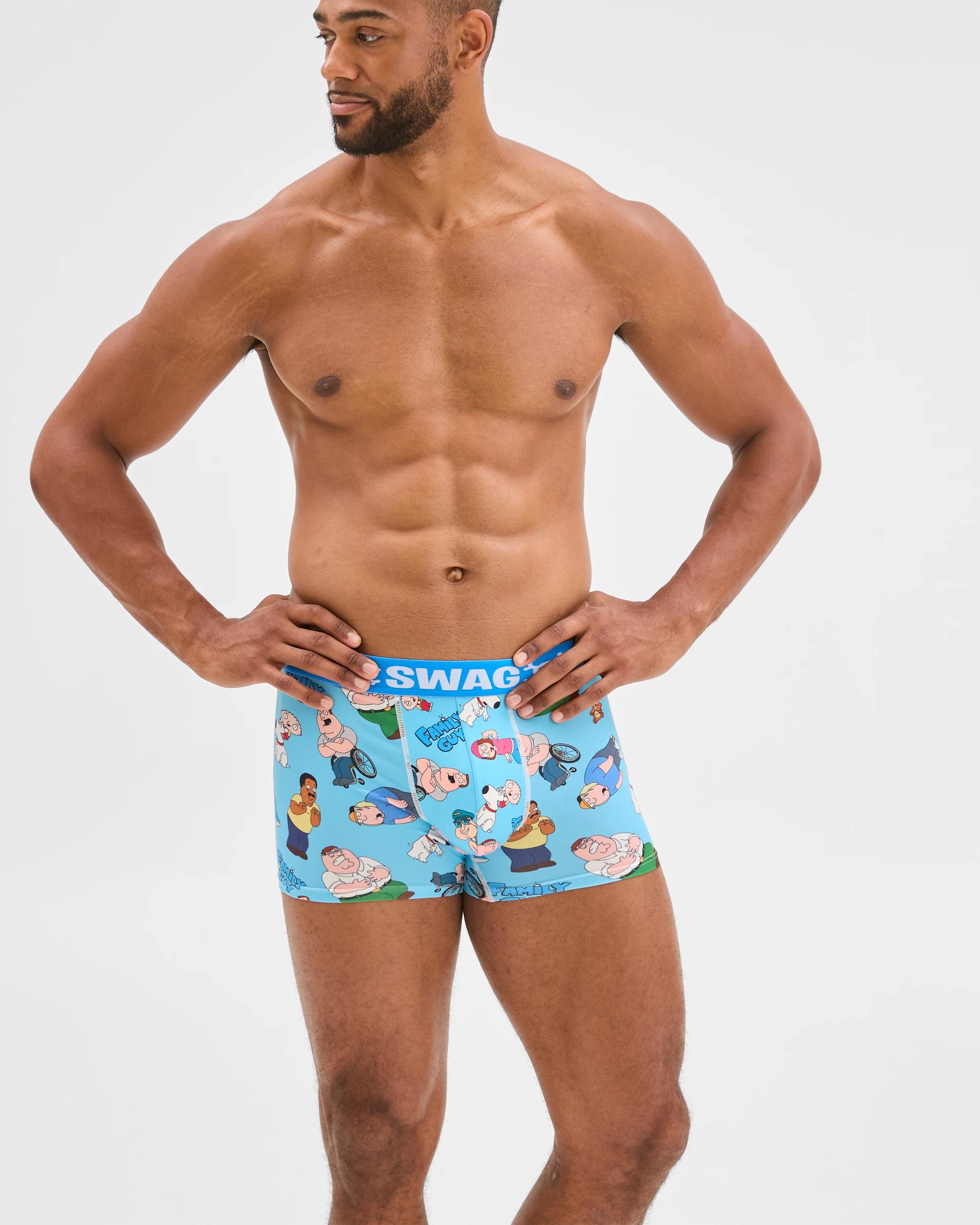2 Swag Licensed Trunks - Family Guy BLUE, 2 of 4