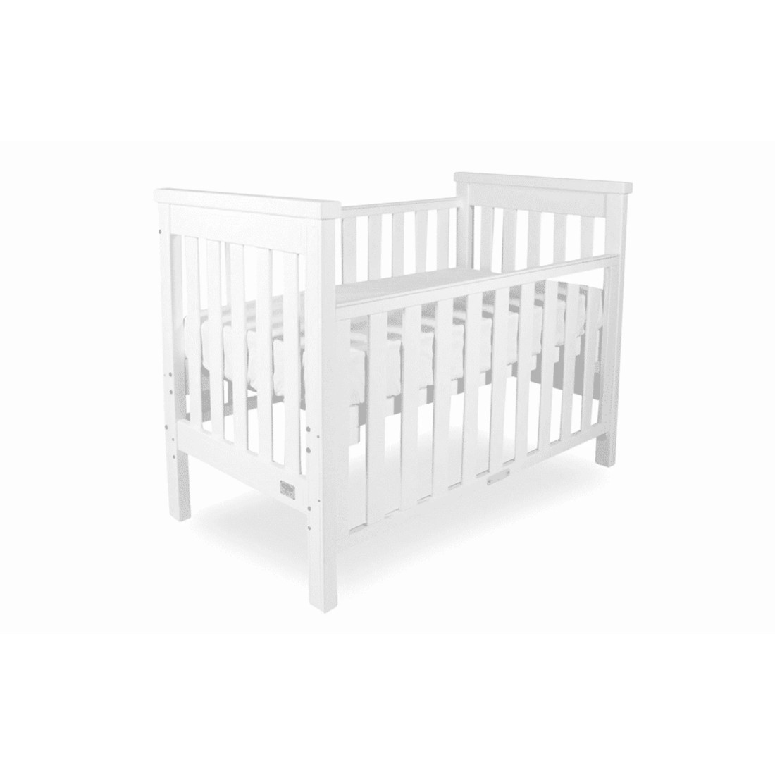 1 Babyhood Milano Cot - White, 1 of 4