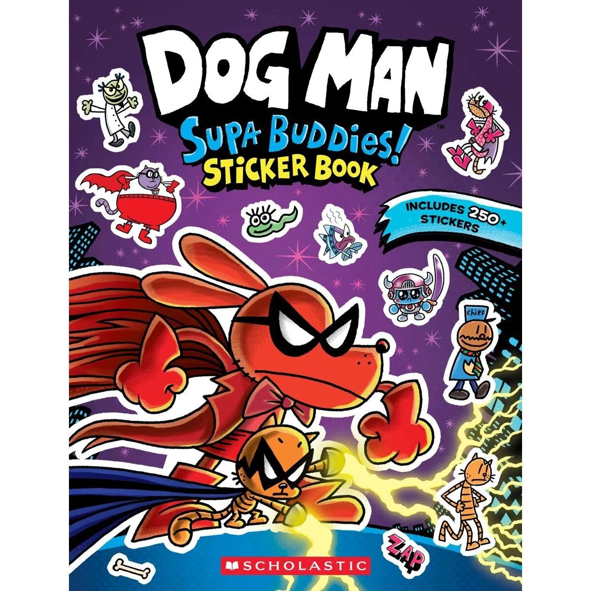 1 Dog Man: Supa Buddies! Sticker Book by Dav Pilkey, 1 of 1