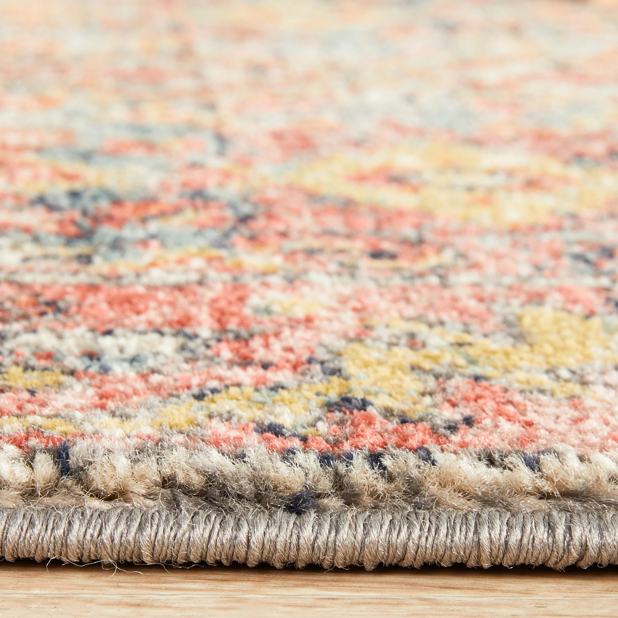 7 Common Ground Rugs Eterna 856 300x80cm Runner - Medium Pet Friendly Rug - Red, 7 of 7