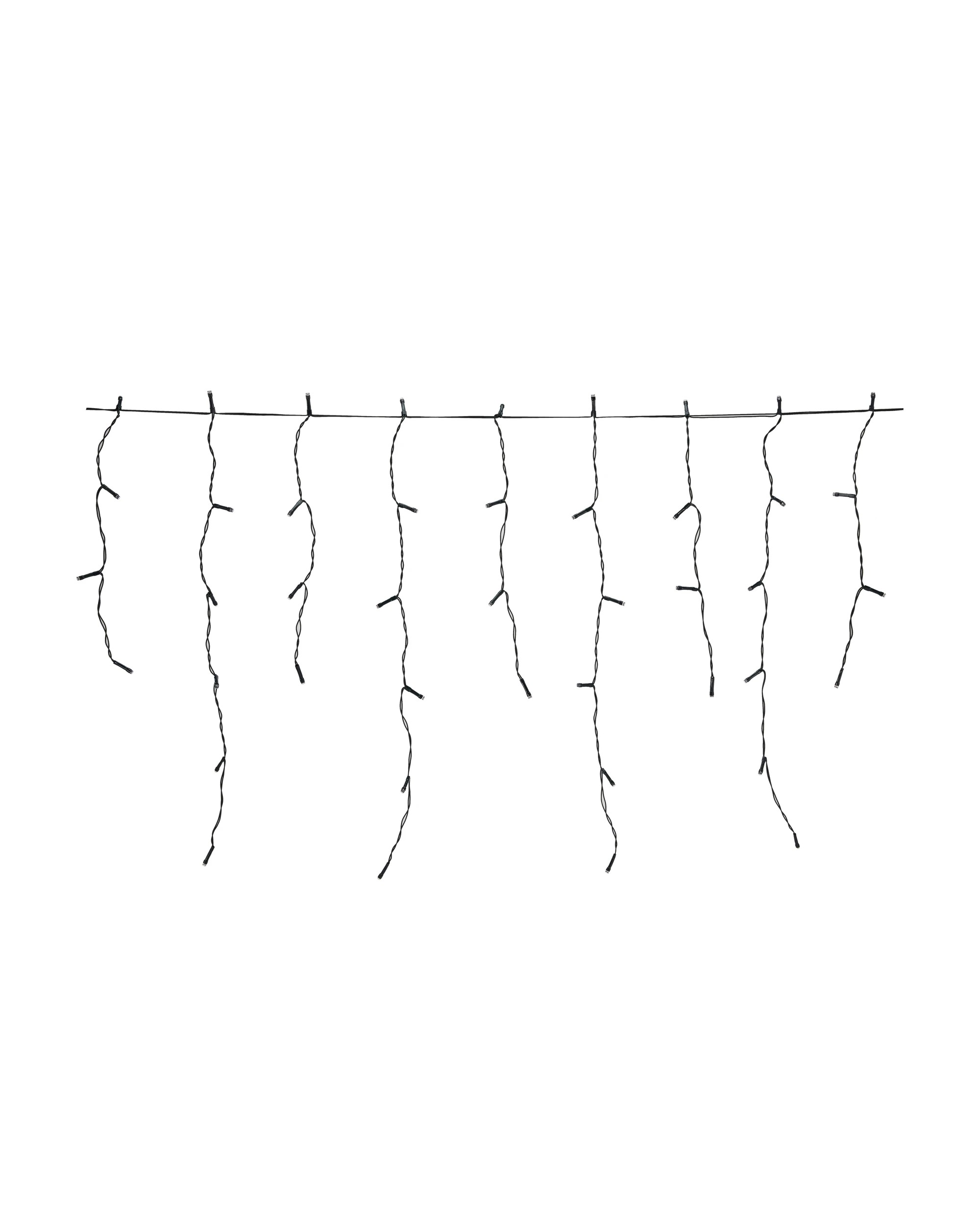 2 Solar Powered 200 LED Blue Icicle String Lights, 2 of 7