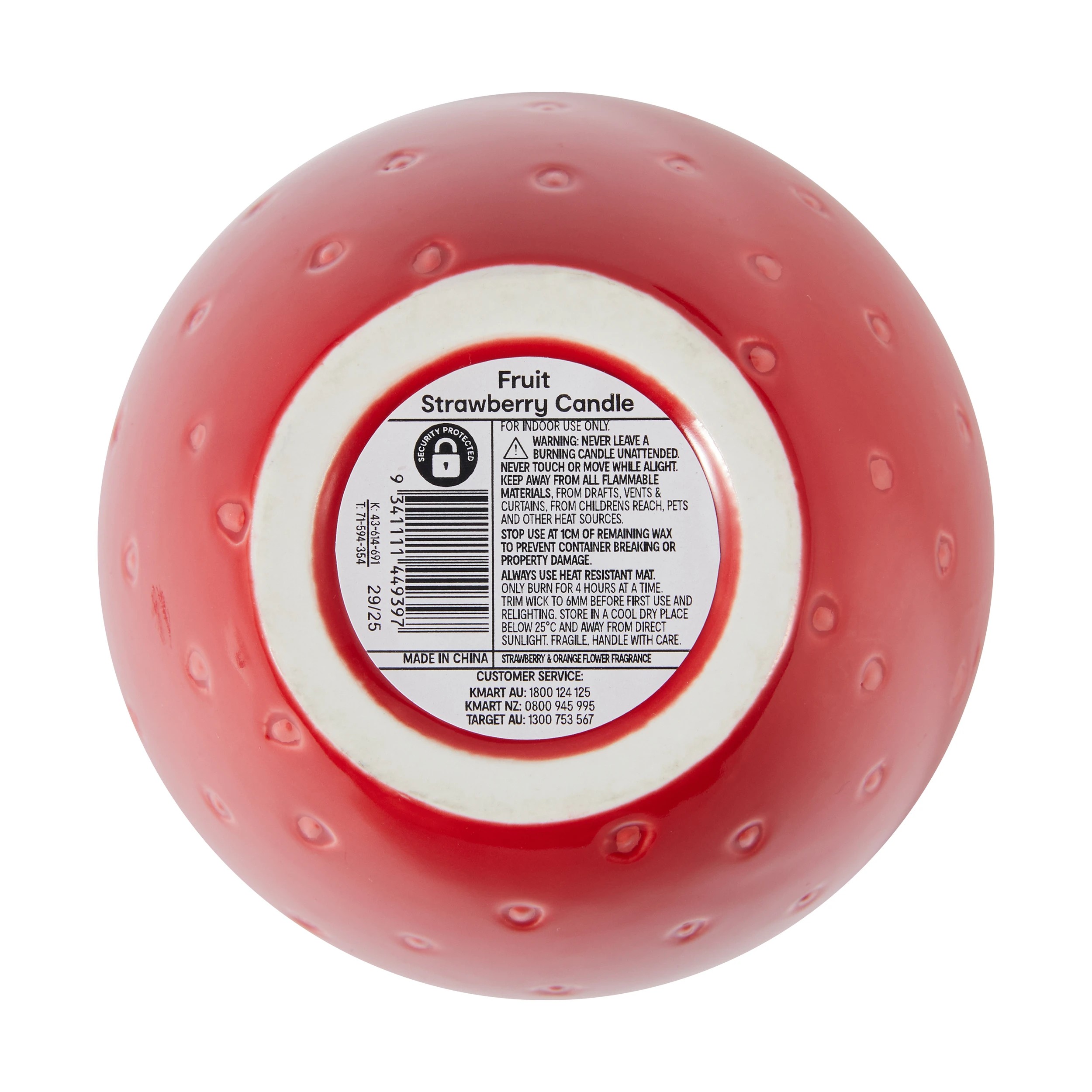 6 Fruit Strawberry Candle, 6 of 6