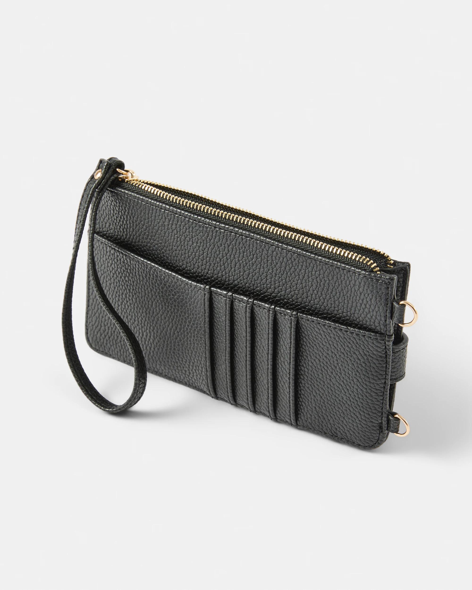 5 Phone Wallet Bag Black, 5 of 6