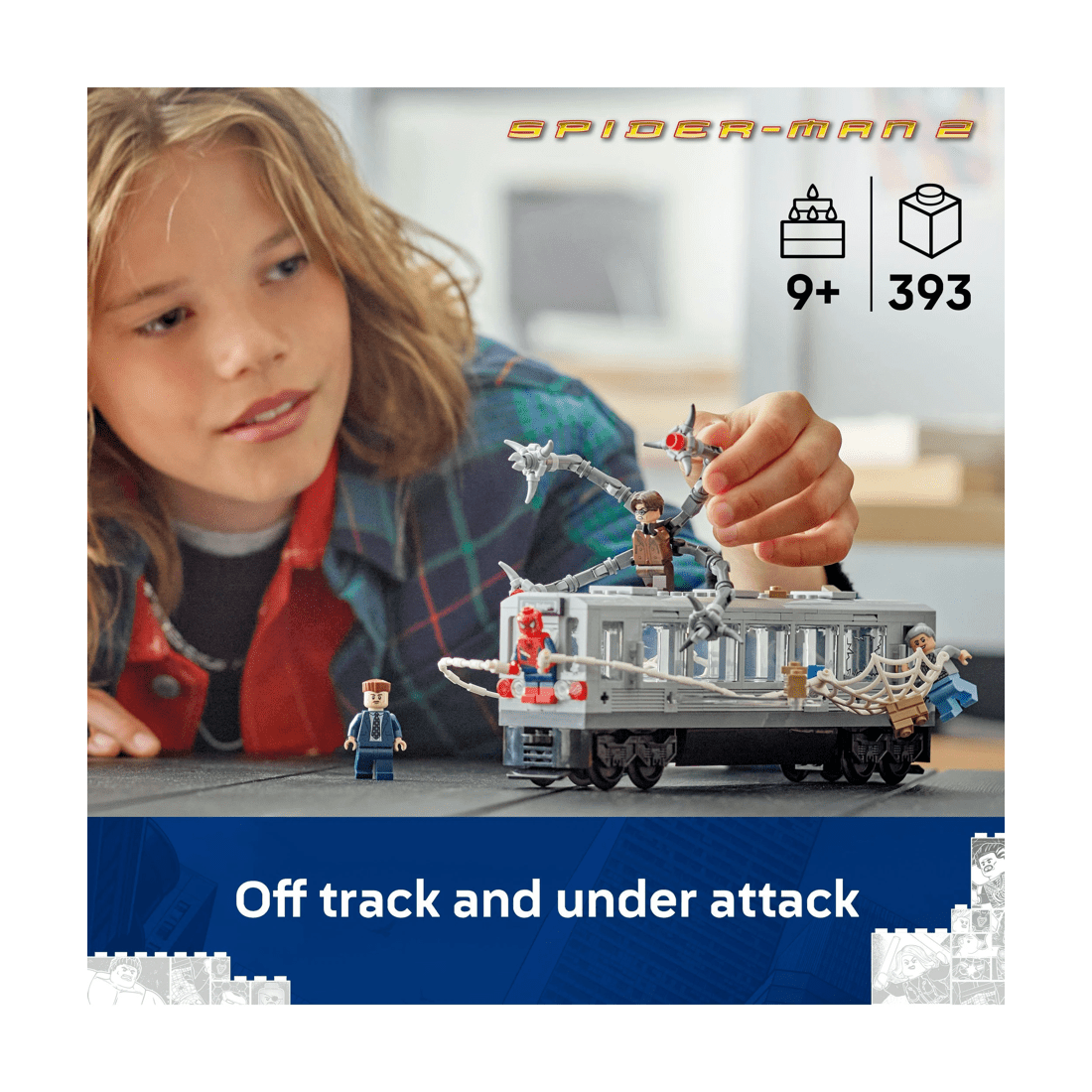 3 LEGO Marvel Super Heroes Spider-Man vs. Doc Ock Subway Train Scene 76321, 3 of 10