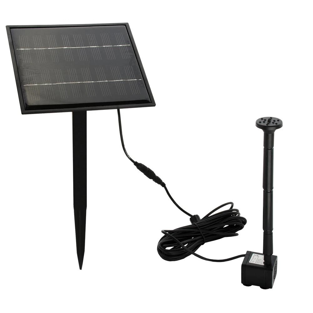1 Protege 5W Solar Powered Fountain Submersible Water Pump Panel Kit Garden Pond, 1 of 1