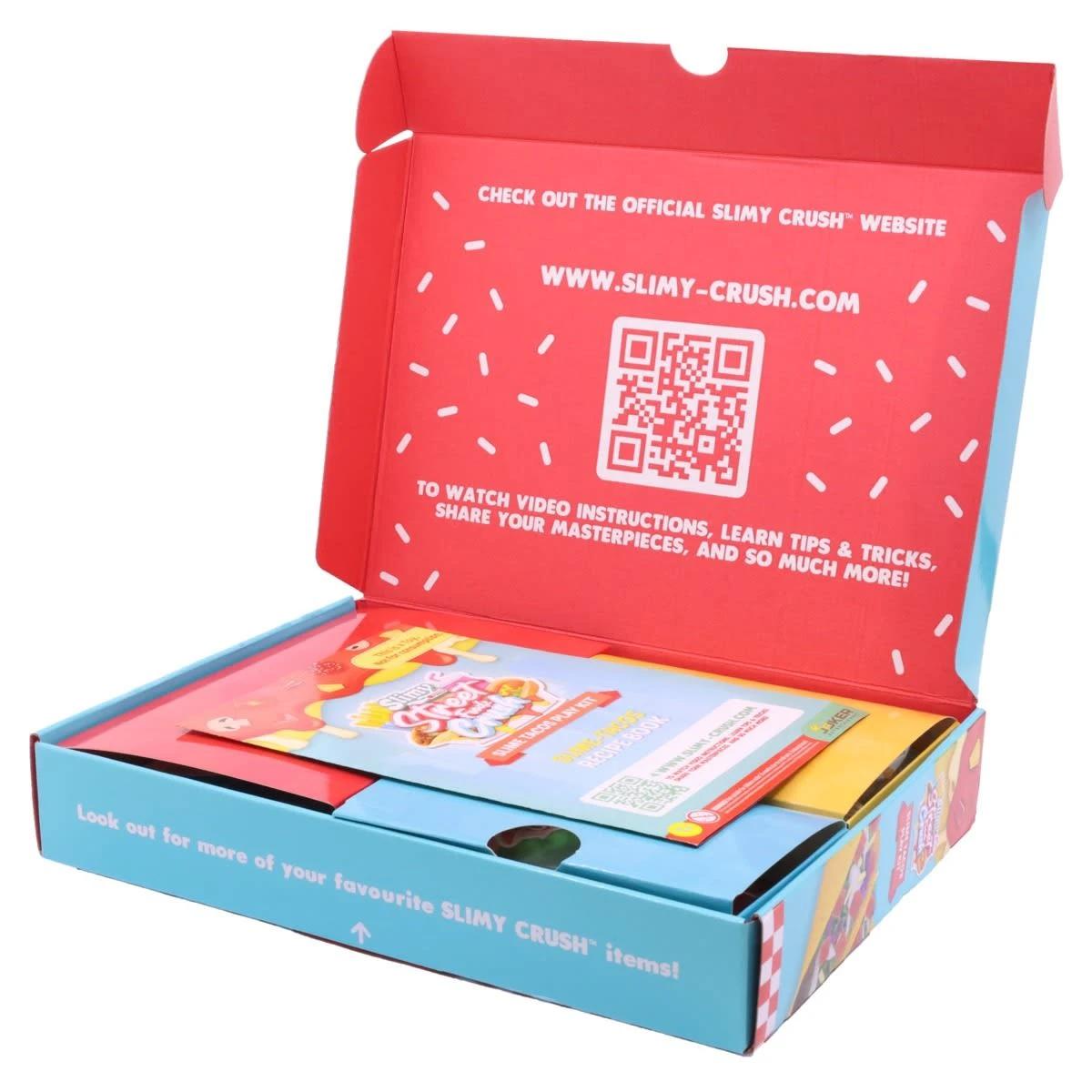 Kit Créatif Slimy Street Foodz Crush - Pâte à Modeler Slime Mini Pizza, à Mélanger, Décorer Et écraser, Pour Enfants - 6