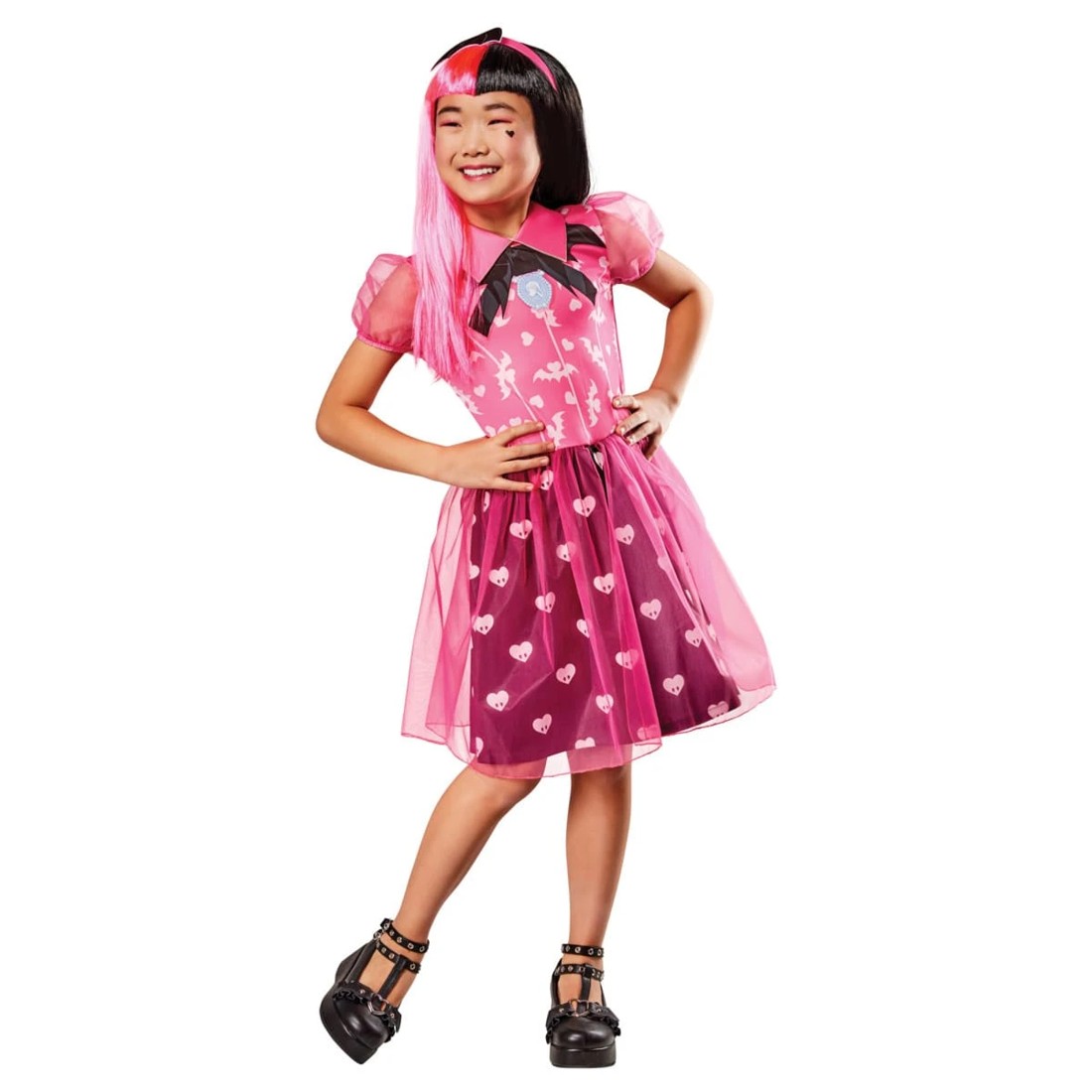 1 Monster High Draculaura Classic Costume - Ages 6-8, 1 of 5