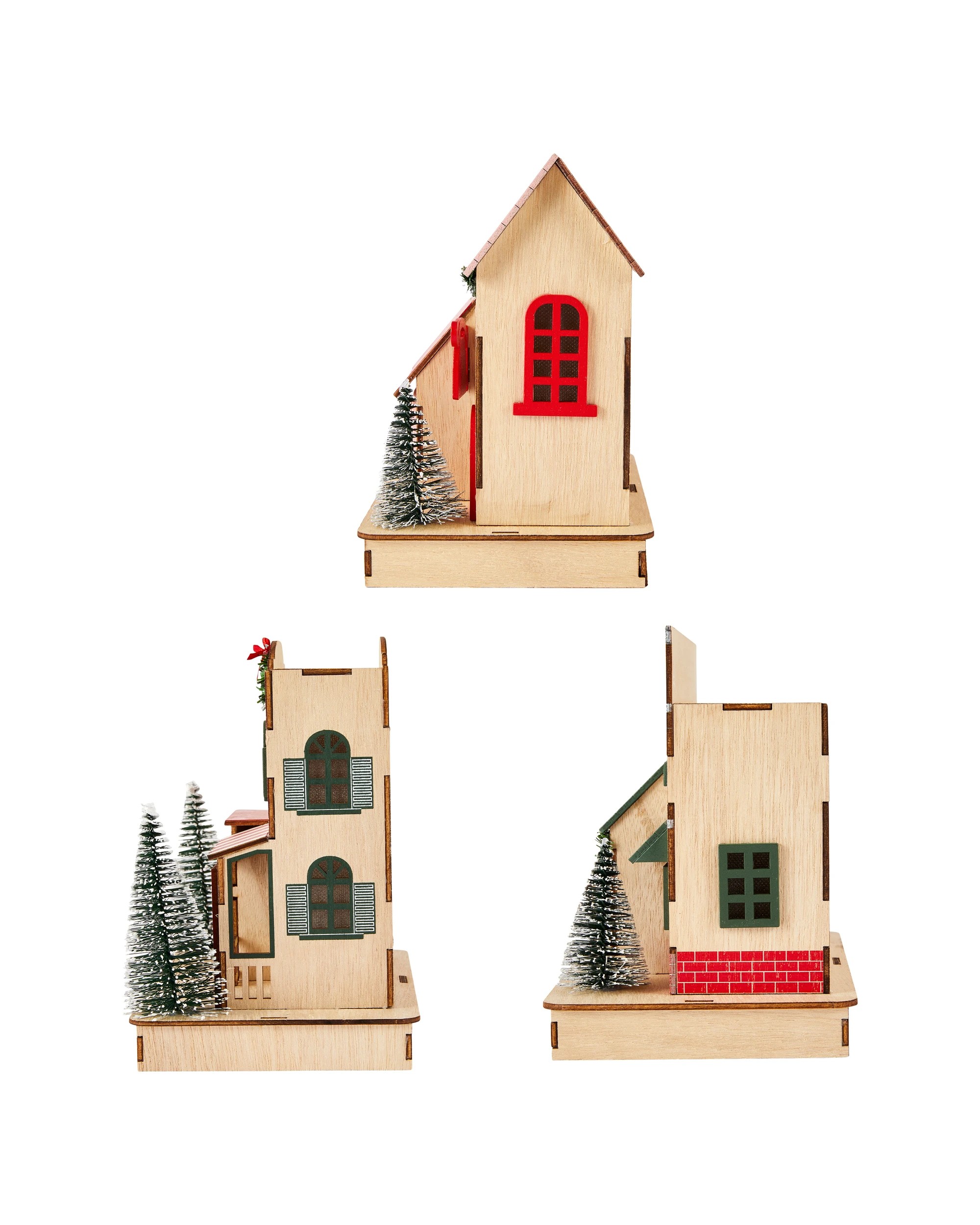 4 Light Up Medium Village - Assorted, 4 of 7