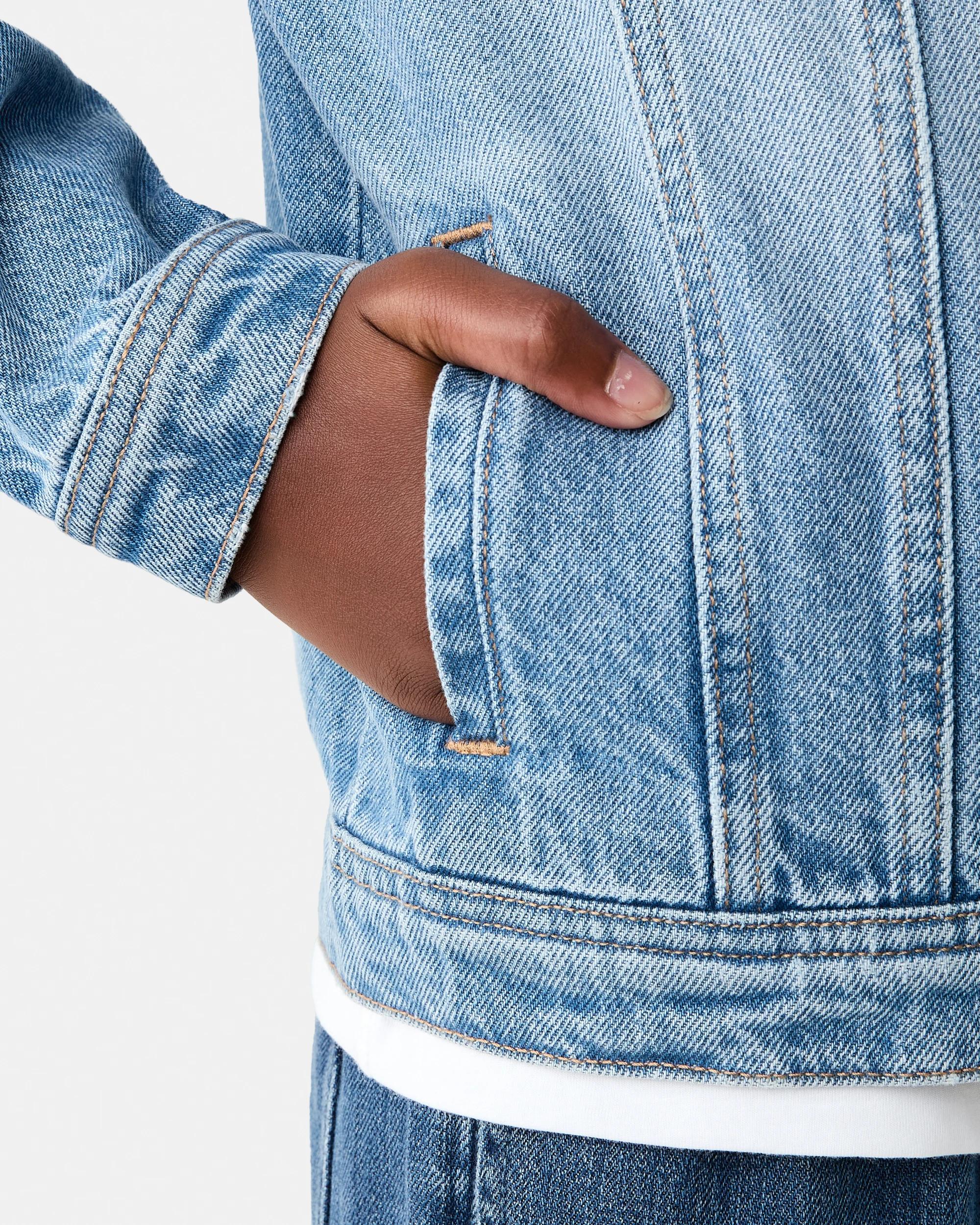 6 Denim Jacket Mid Wash, 6 of 9