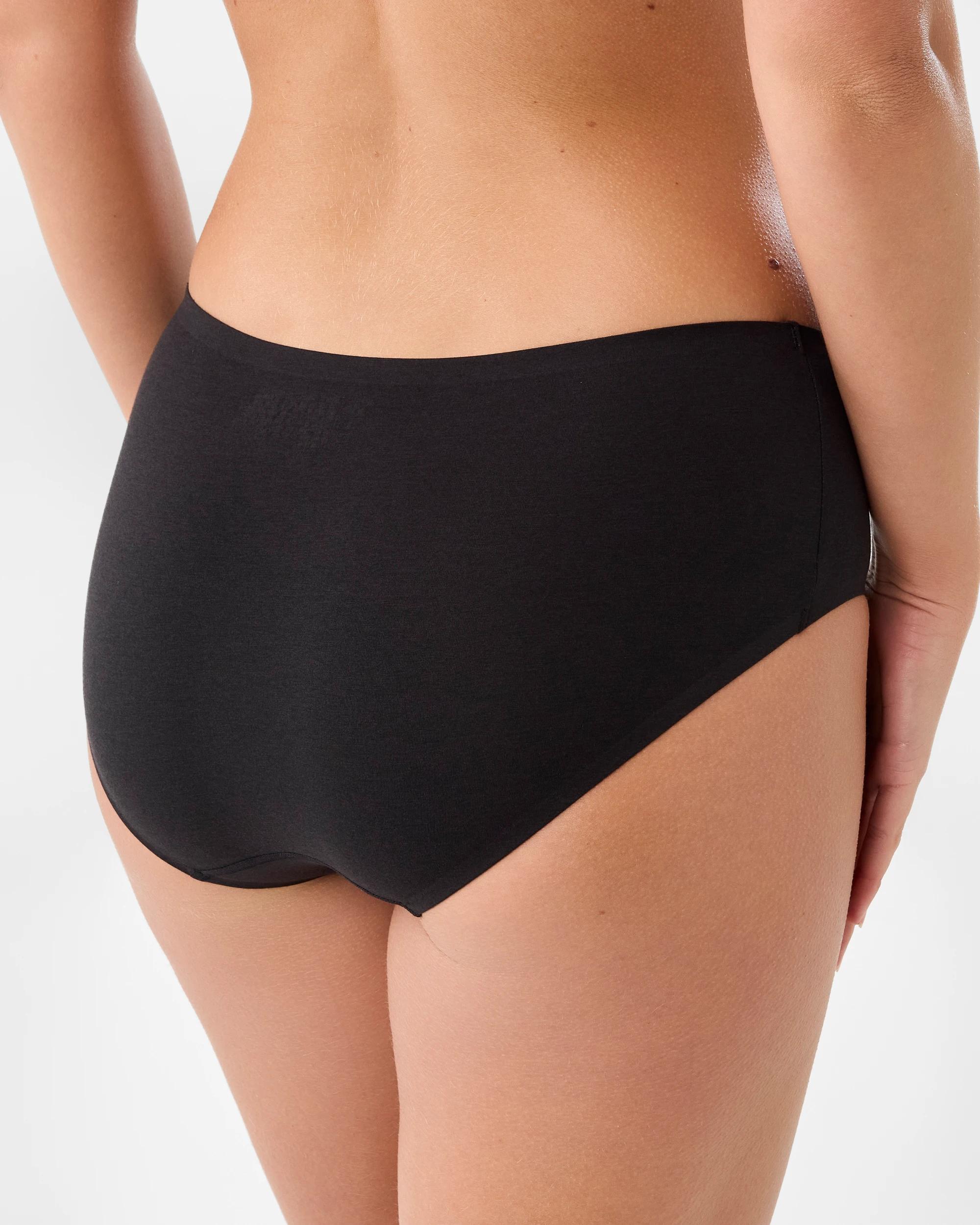 5 3 Pack Modal Cotton Blend Boyleg Briefs Blk Sm Blk, 5 of 10