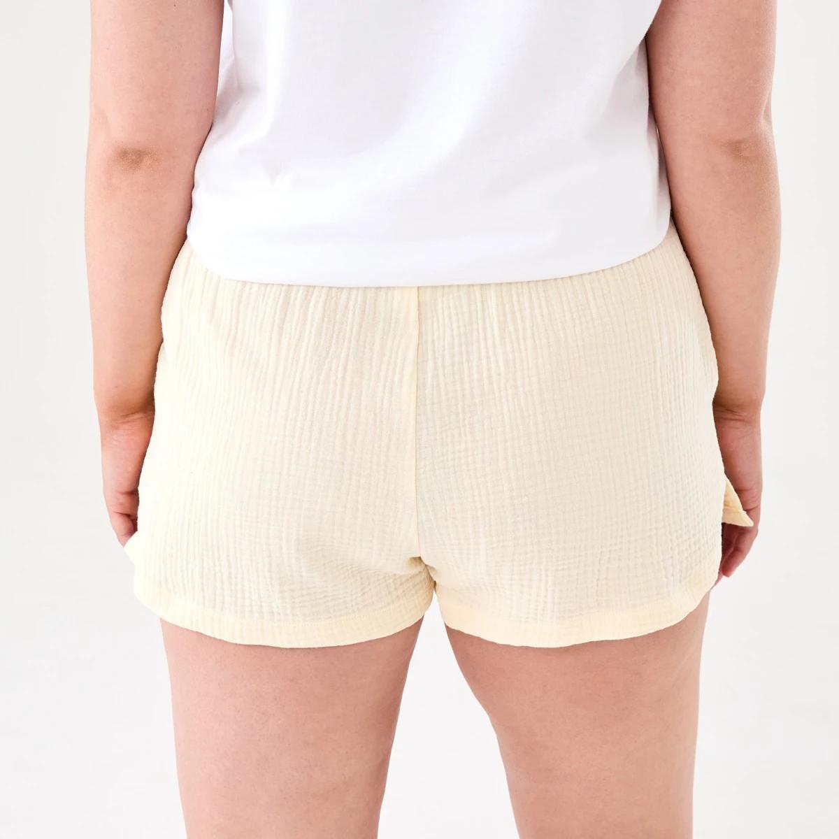 3 Double Cloth Shorts PASTEL YELLOW, 3 of 6