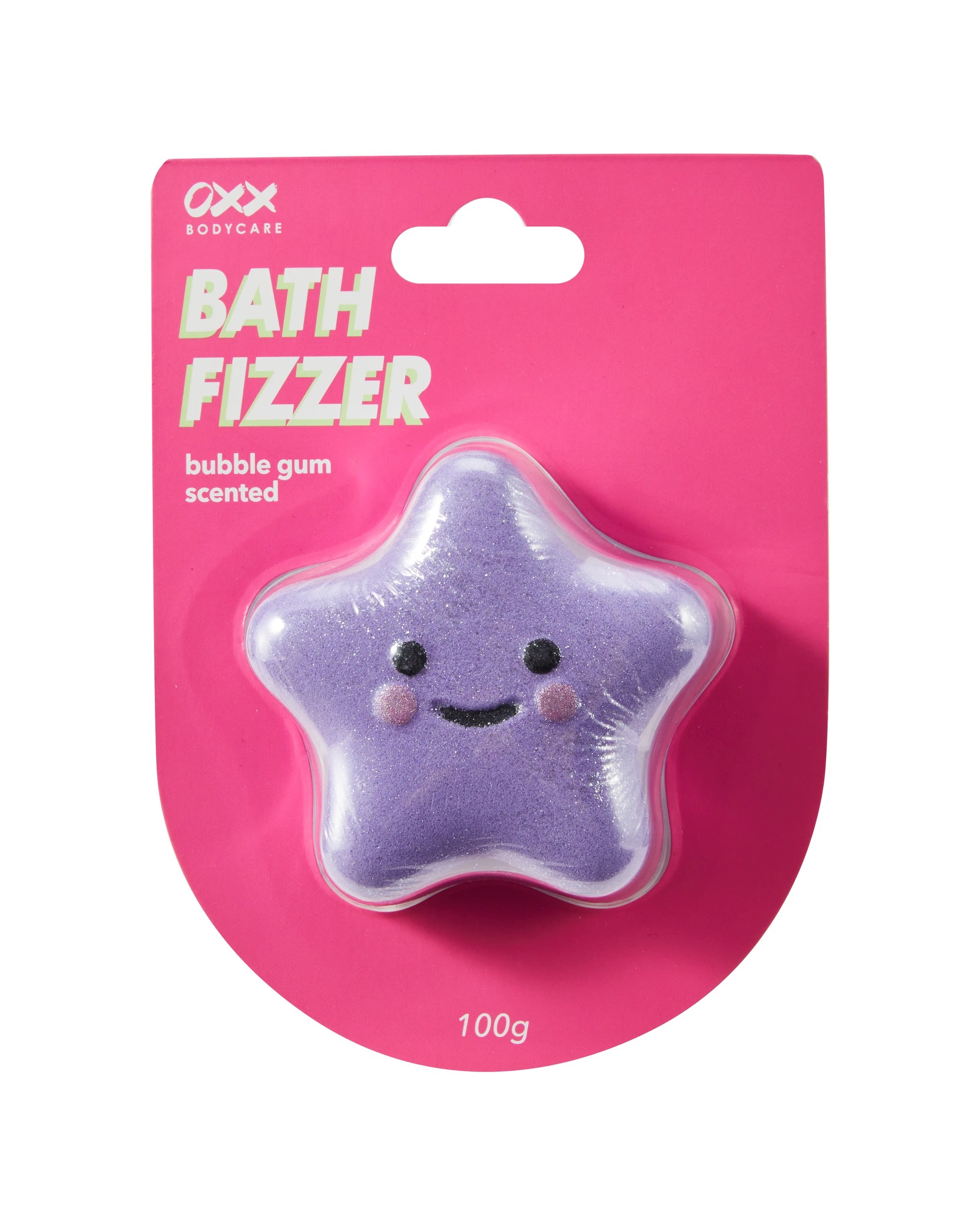 1 OXX Bodycare Bath Fizzer 100g - Bubble Gum Scented, 1 of 5