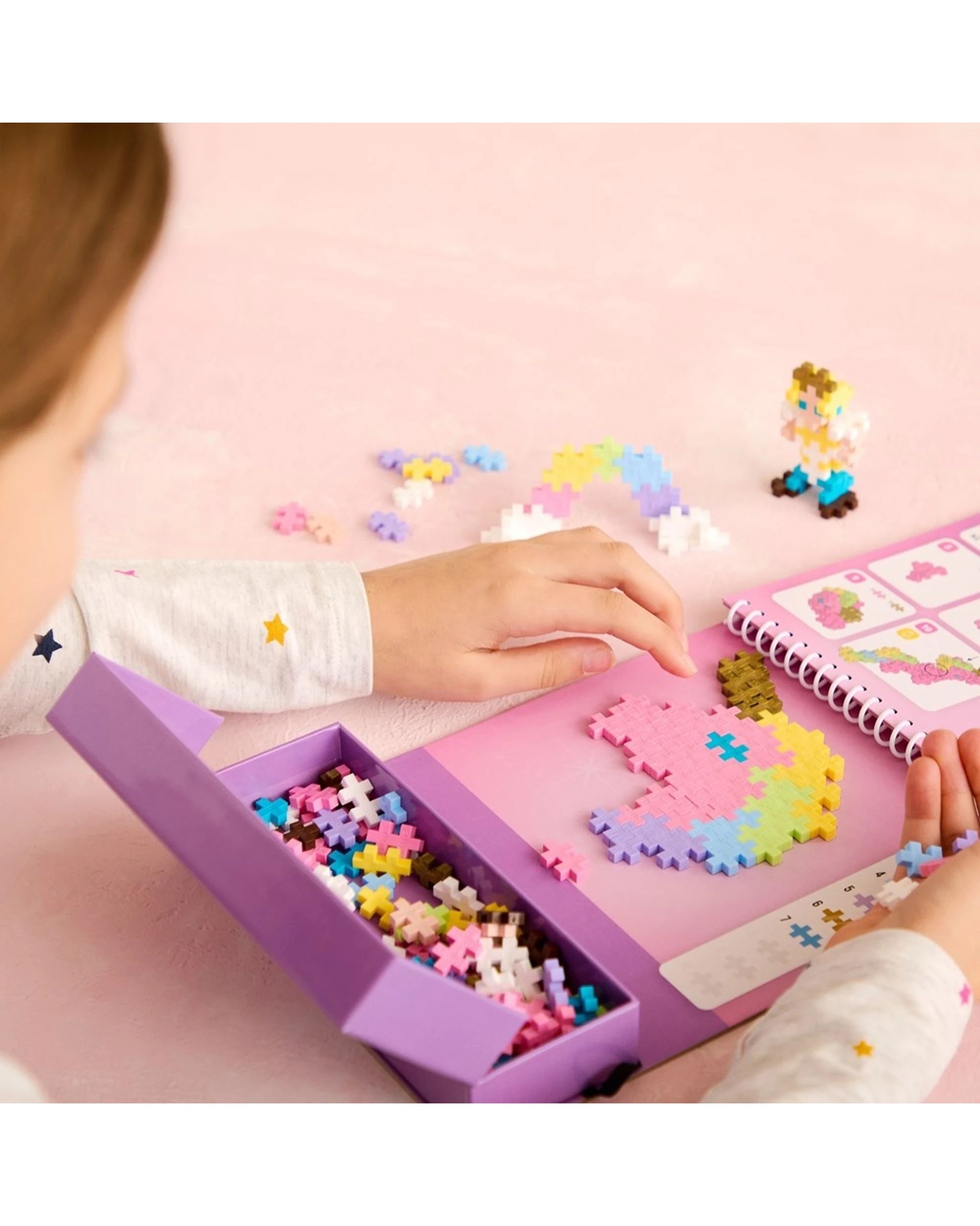 3 Plus-Plus 125pc Activity Pad Fairy Tale Building Blocks STEM Toy Kids, 3 of 3