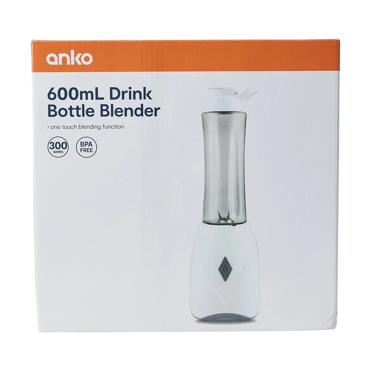 10 600ml Drink Bottle Blender - White, 10 of 10