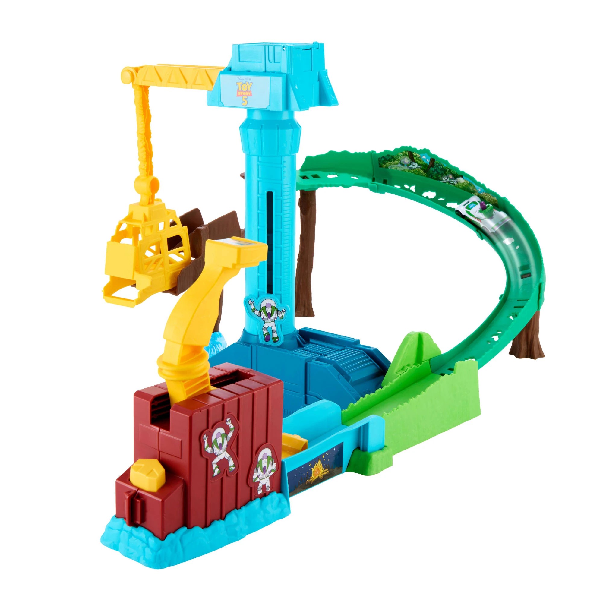 2 Hot Wheels Superstar Speeders Hi-Tech Buzz Lightyear’s Star Command Adventure Track Set, 2 of 6