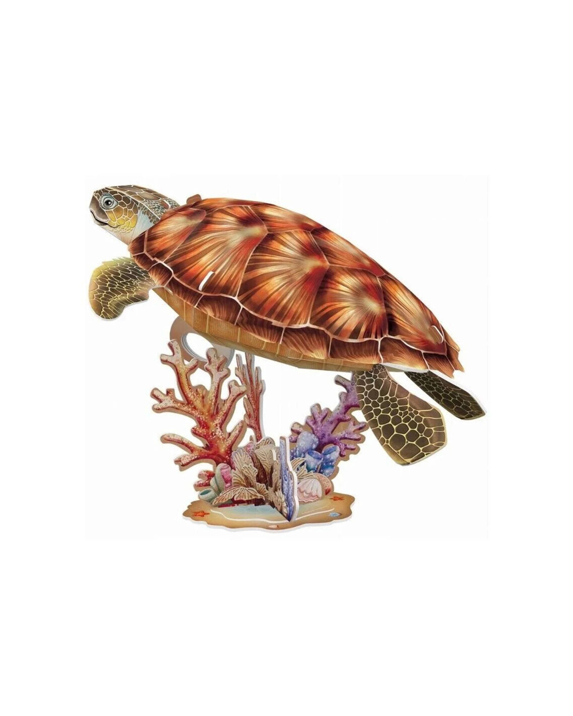 2 National Geographic Sea Turtle 3D Puzzle Kids Toy Interactive Construction - Multi, 2 of 2