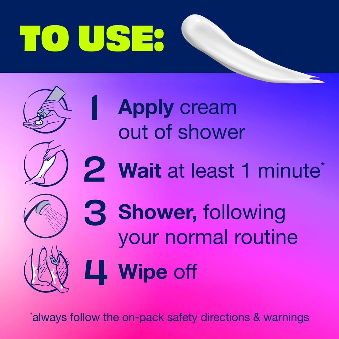 7 Nair Shower Power Max Hair Removal Cream, 7 of 10