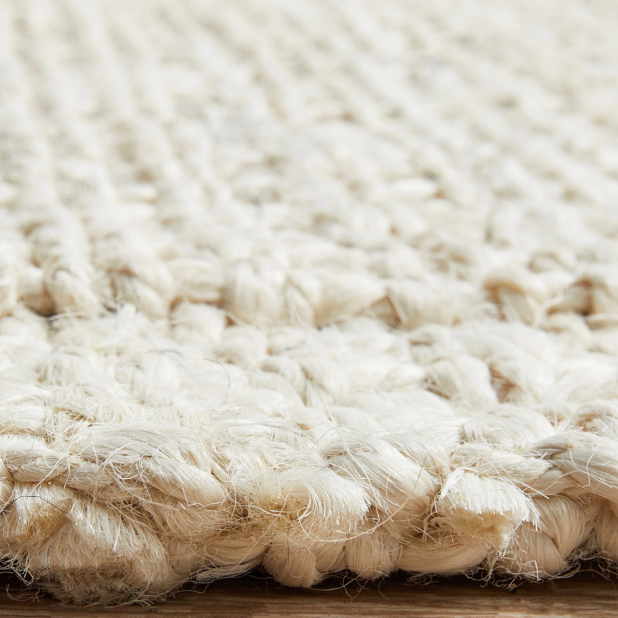 7 Common Ground Rugs Solace Barker 270x180cm - Large Jute Rug - White, 7 of 8