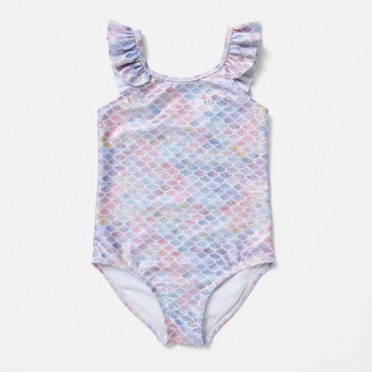 5 One Piece Swimsuit MERMAID SCALES, 5 of 8