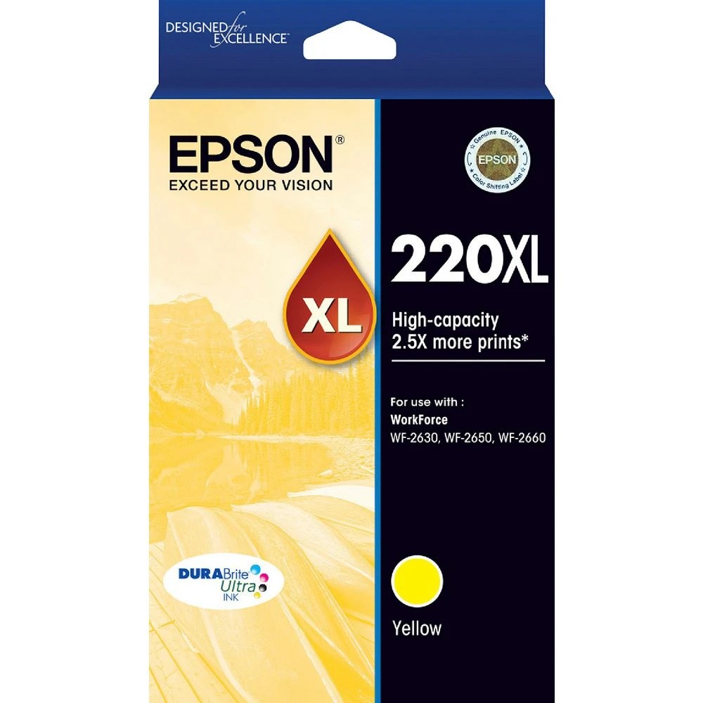 1 Epson 220XL Ink Yellow, 1 of 1