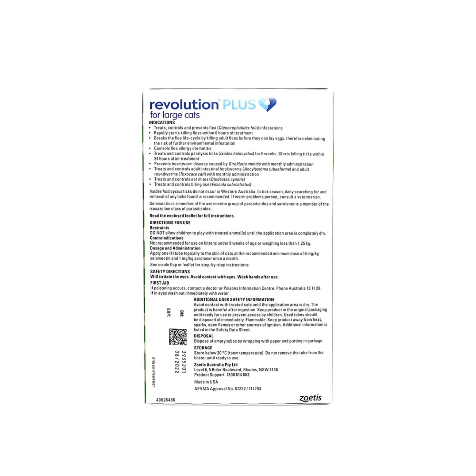 2 Revolution Plus For Cats 5.1-10kg - 6 Pack, 2 of 2