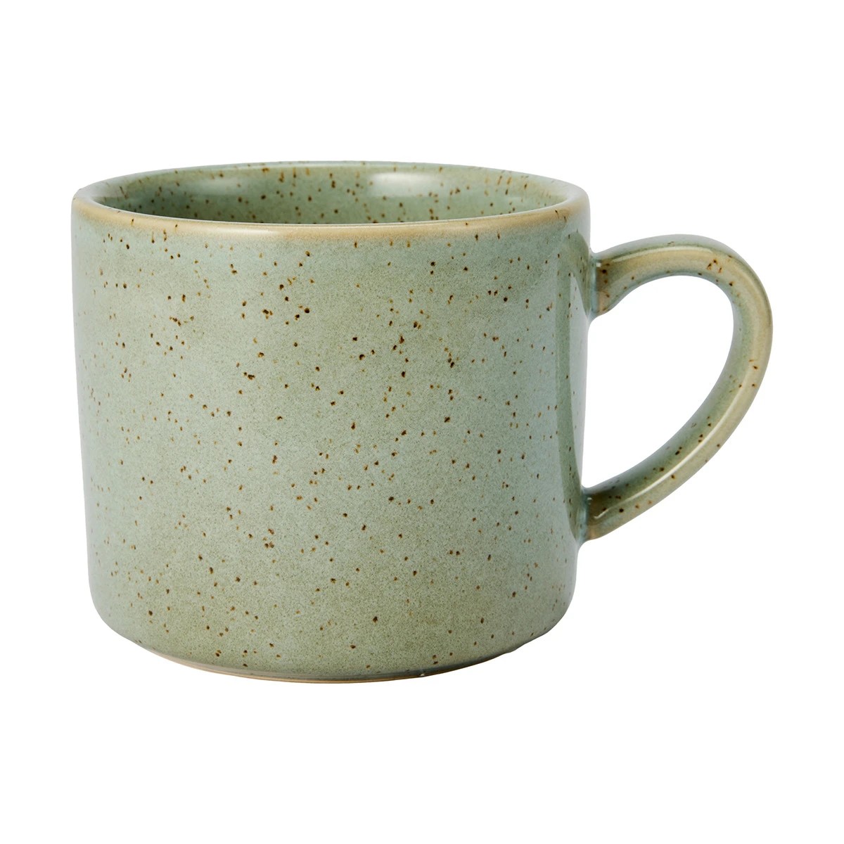 6 Green Glazed Mug, 6 of 6