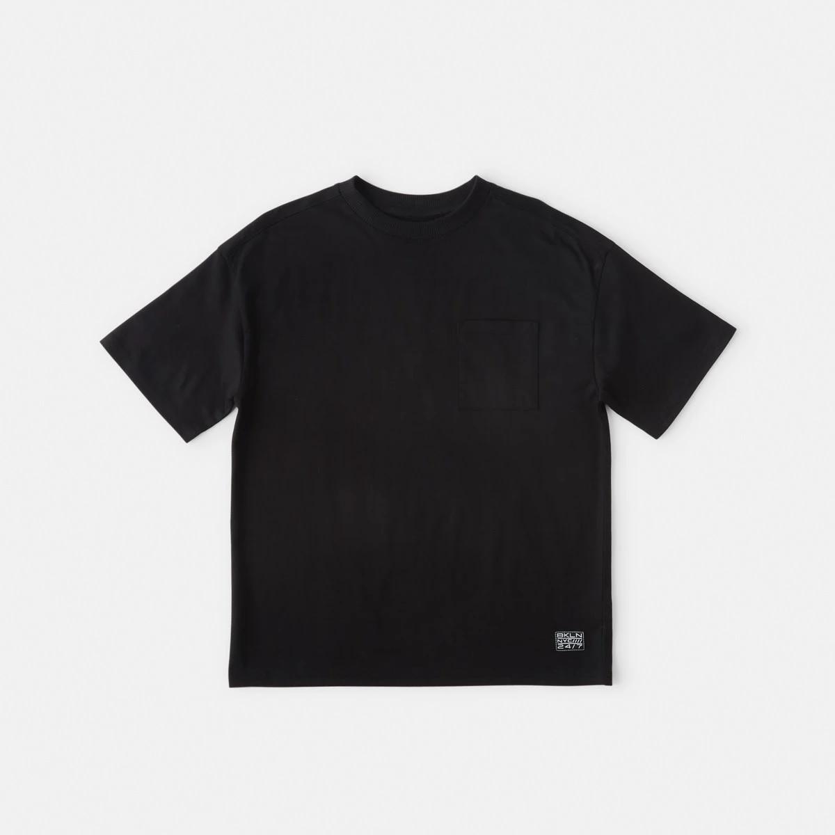 8 Short Sleeve Oversized T-shirt Black, 8 of 9