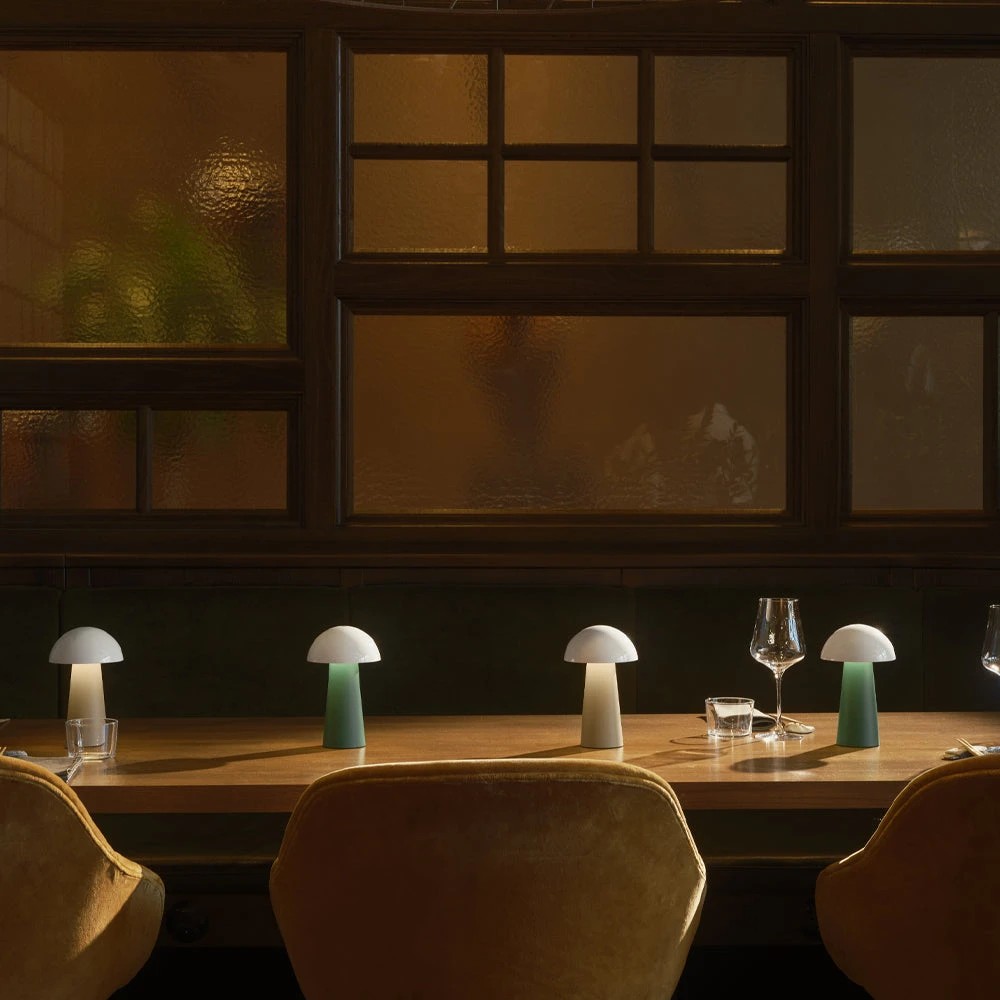 3 Kreafunk Bello Lamp, Portable And Rechargeable - Nordic Green - Green, 3 of 4