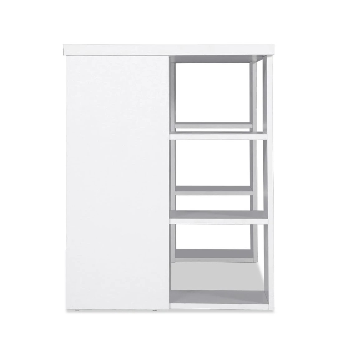 7 Artiss Computer Desk Bookshelf White 150cm
 - White, 7 of 8