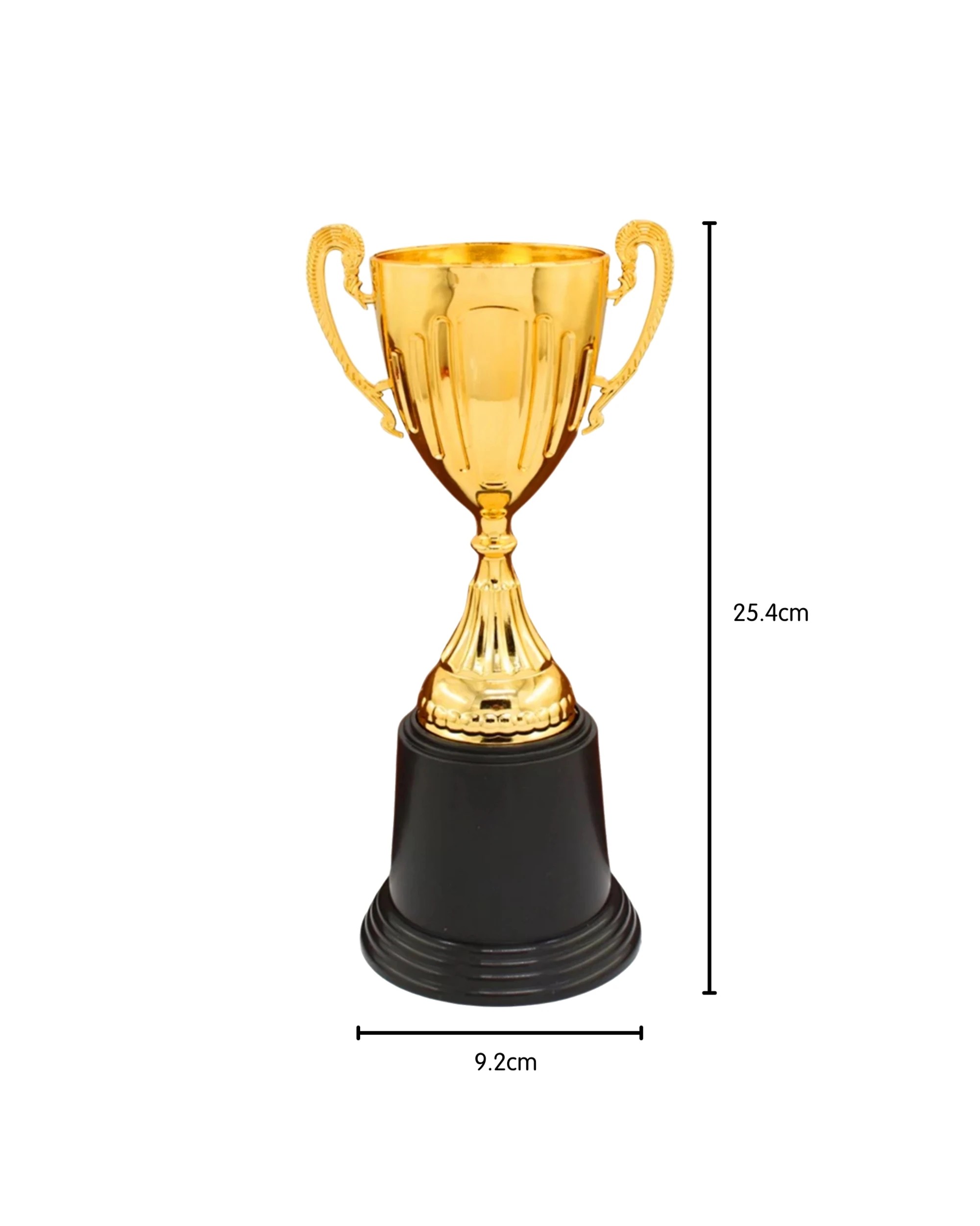 2 Party Maker Novelty Gold Trophy Cup 25.4cmGold - Gold, 2 of 2