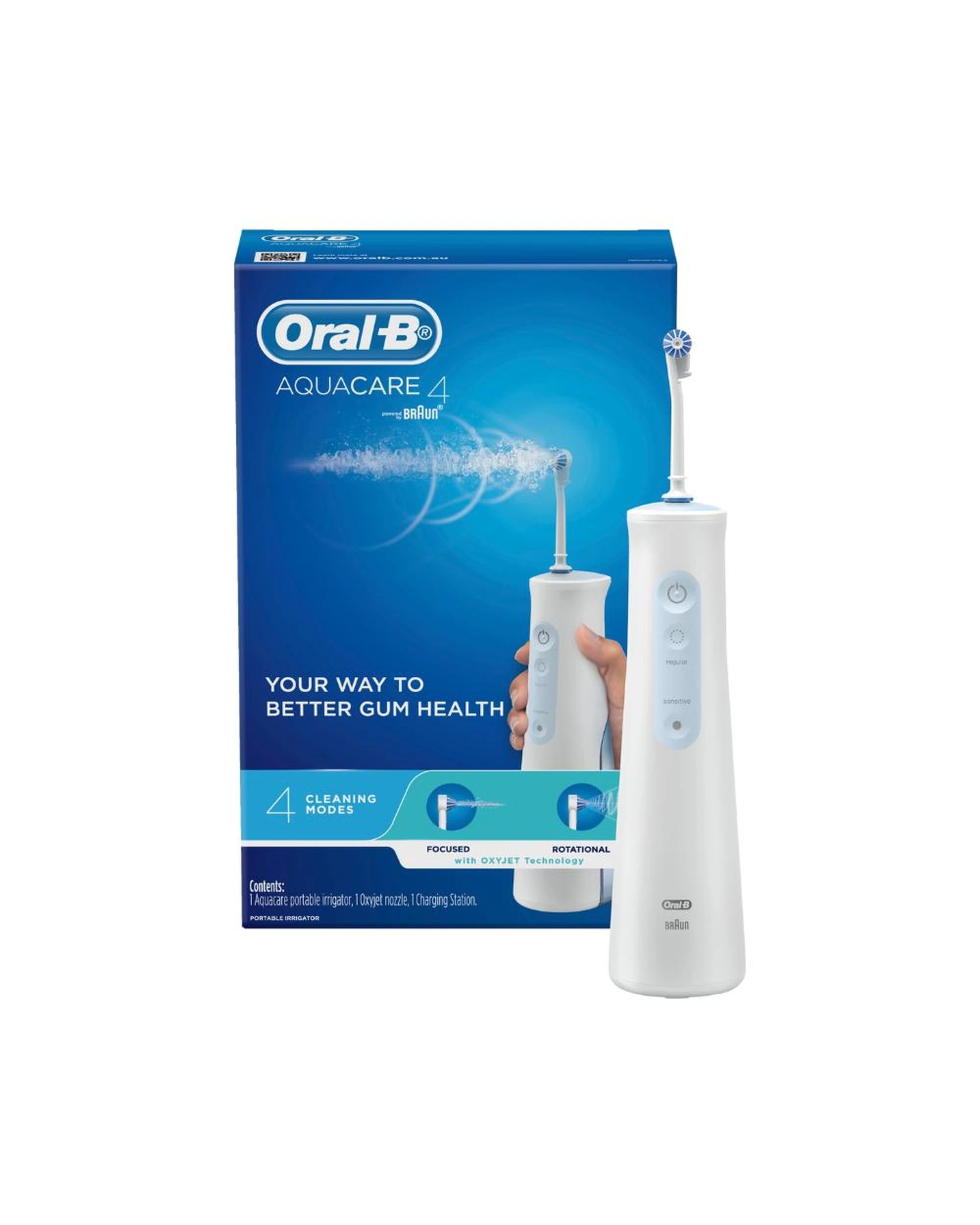 1 Oral-B AquaCare 4 Portable Irrigator Water Flosser, 1 of 1