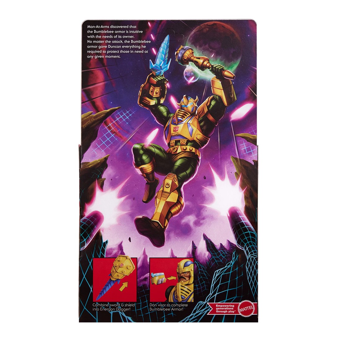 6 Masters of the Universe x Transformers Bumblebee Armor Man-At-Arms Action Figure, 6 of 6