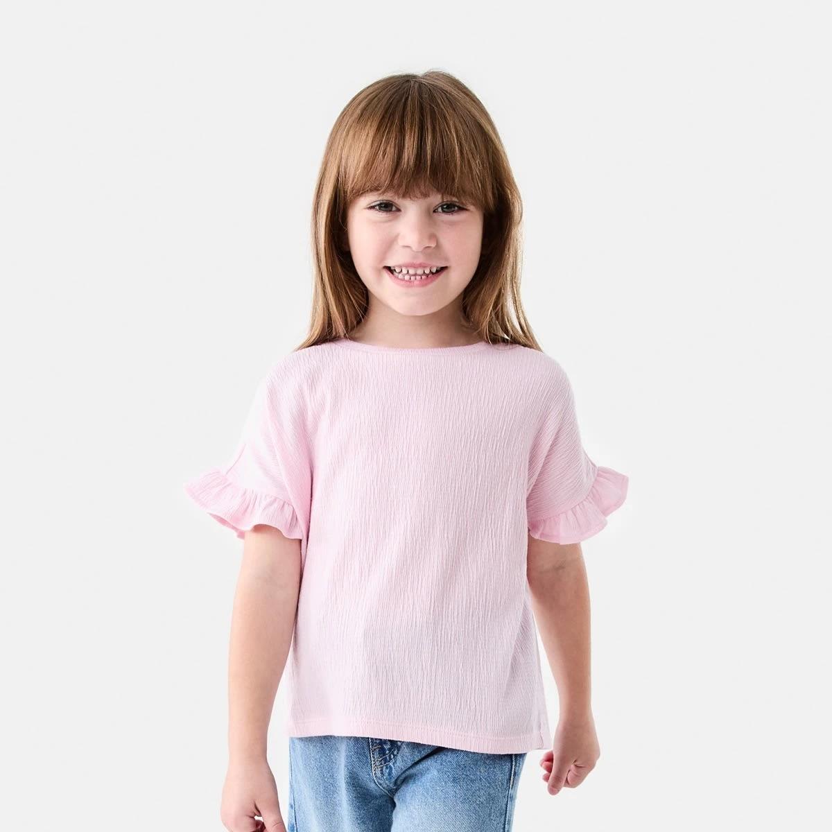 1 Short Sleeve Crinkle T-shirt BALLERINA, 1 of 6