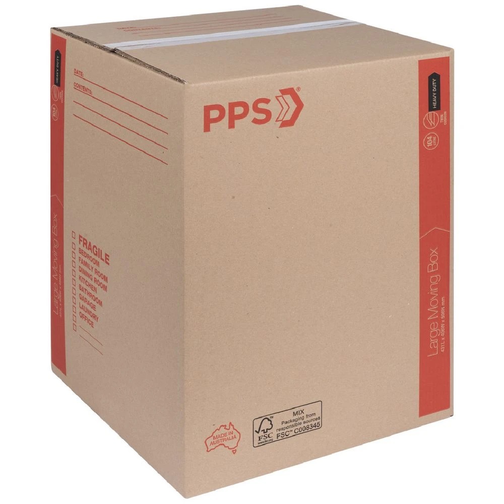 1 PPS Heavy Duty Moving Box Large 431 x 406 x 596mm, 1 of 2