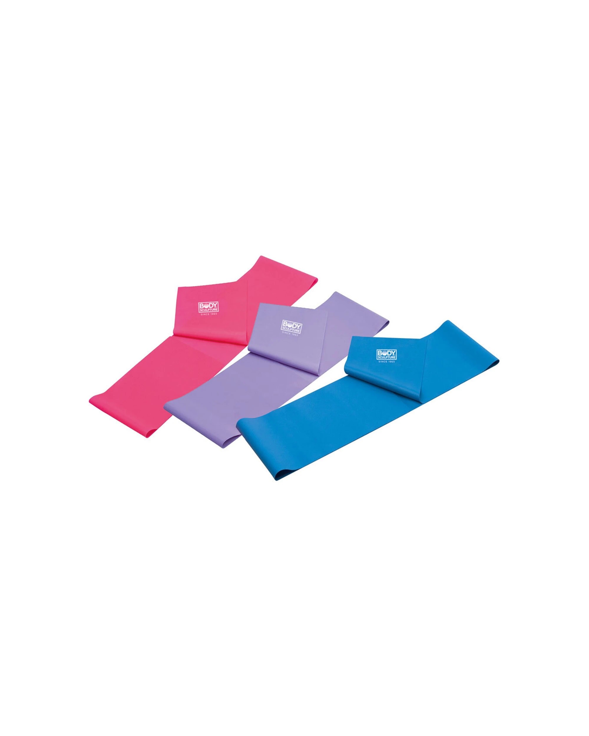 1 Body Sculpture Power Resistance Bands 3 Pack 120 x 15cm Home Gym Strength - Assorted, 1 of 2