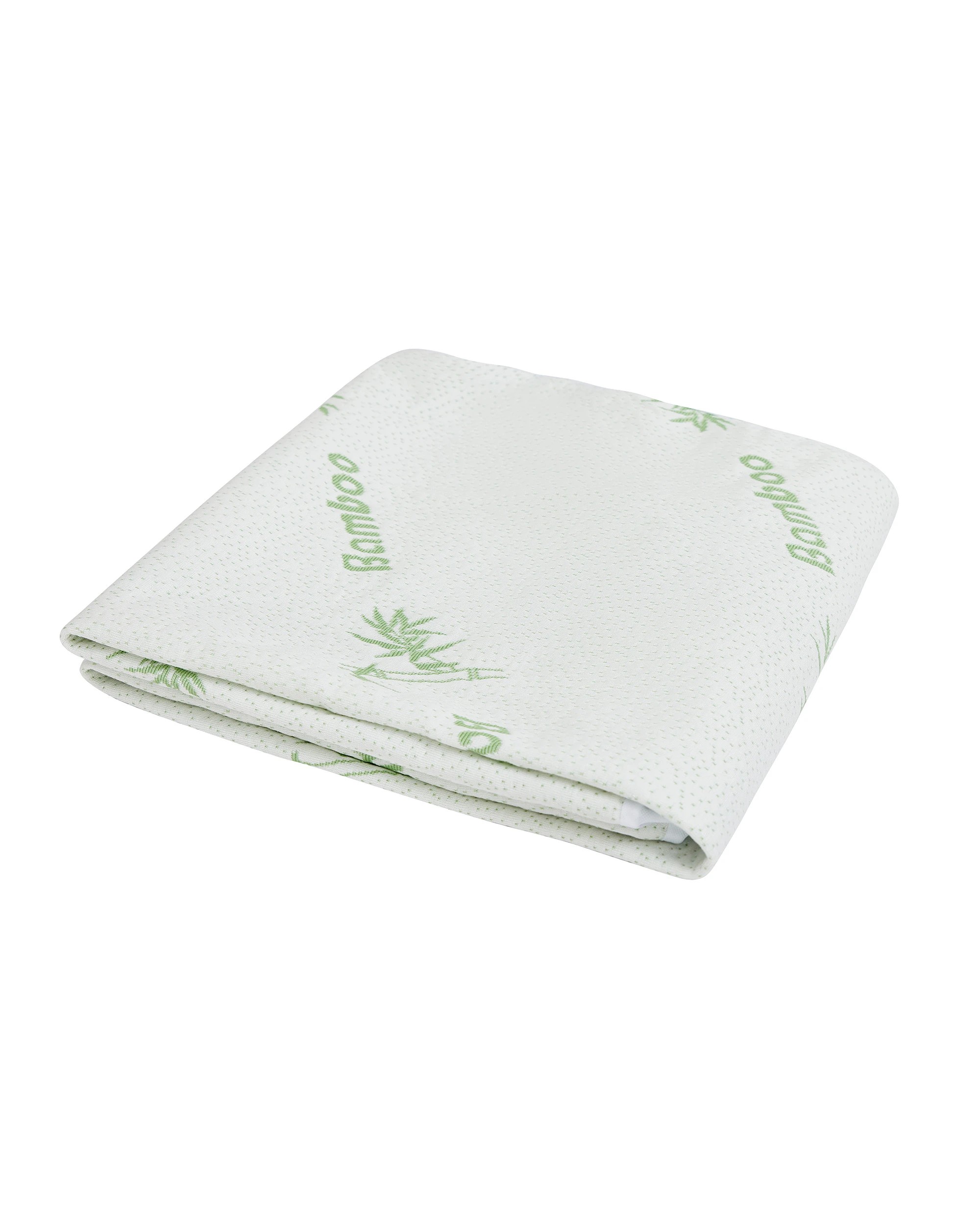 3 Dreamaker Baby 260gsm Bamboo Knitted Waterproof Mattress Protector - COT Boori Size - White, 3 of 8
