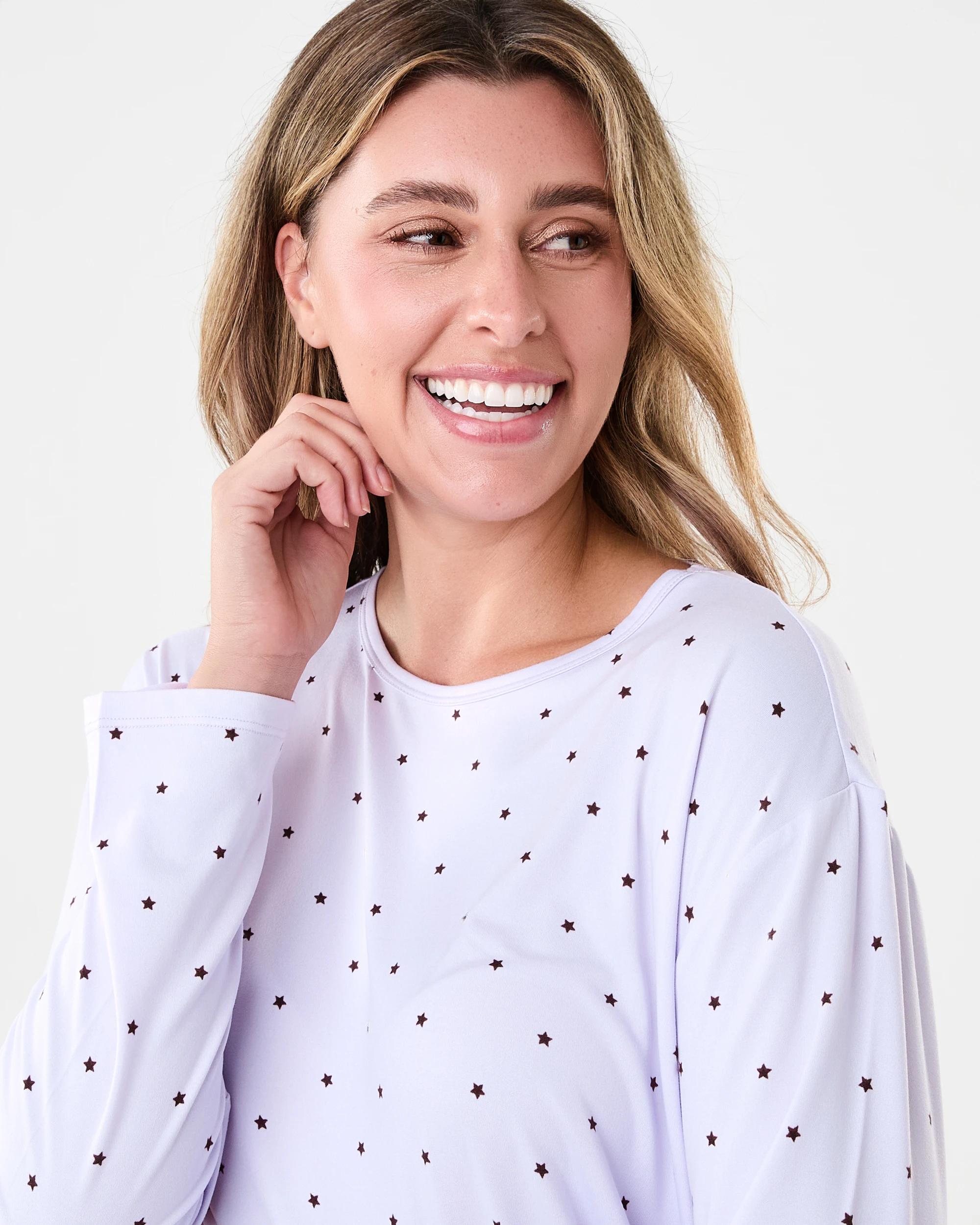 4 Long Sleeve Top and Pants Pyjama Set Lily Star, 4 of 6