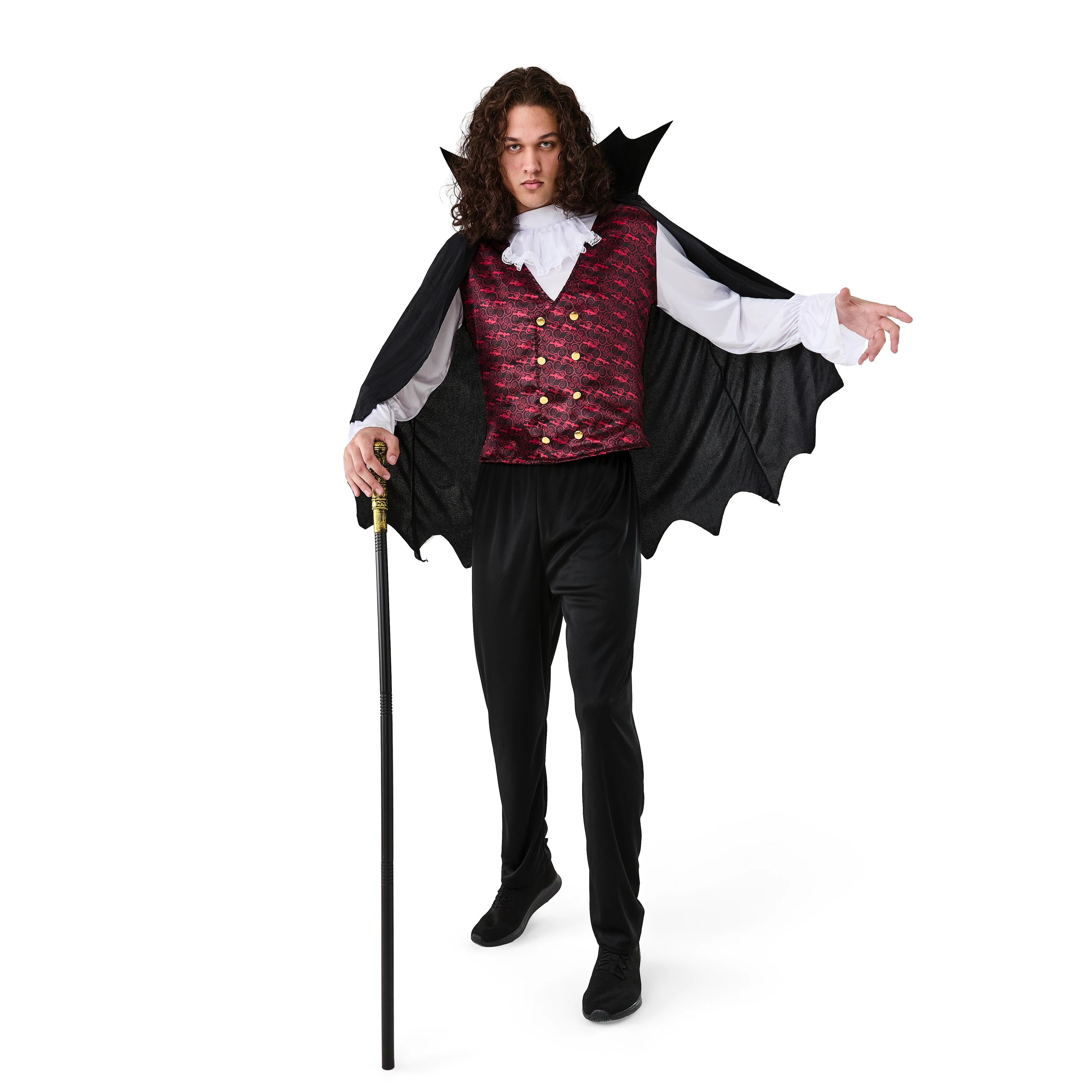 1 4 Piece Vampire Costume - Adult, 1 of 7