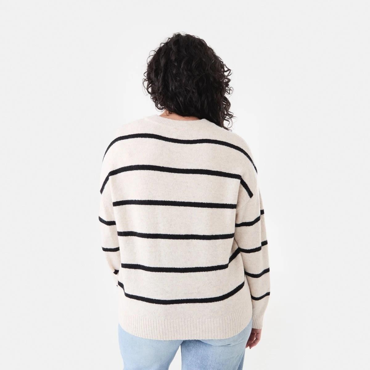 3 Relaxed Jumper Marl Strp, 3 of 5