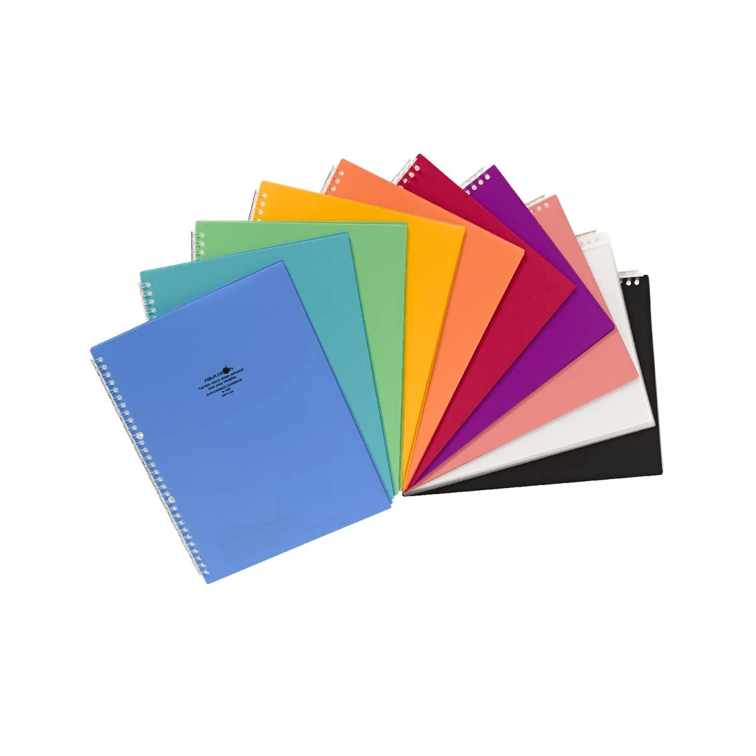 5 Aqua Drops Refillable Display Book A4 10 Pocket Clear, 5 of 5