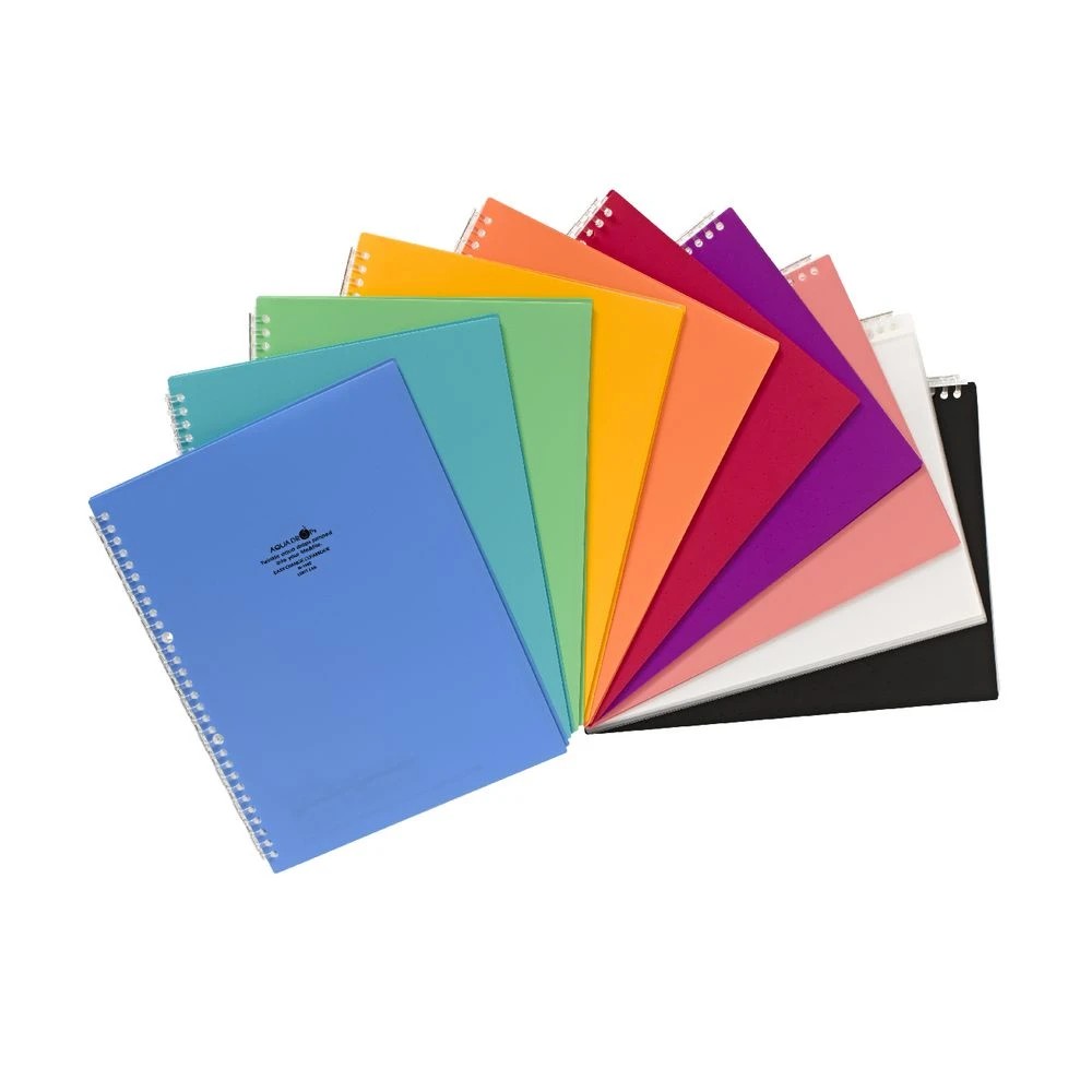 5 Aqua Drops Refillable Display Book A4 10 Pocket Clear, 5 of 5