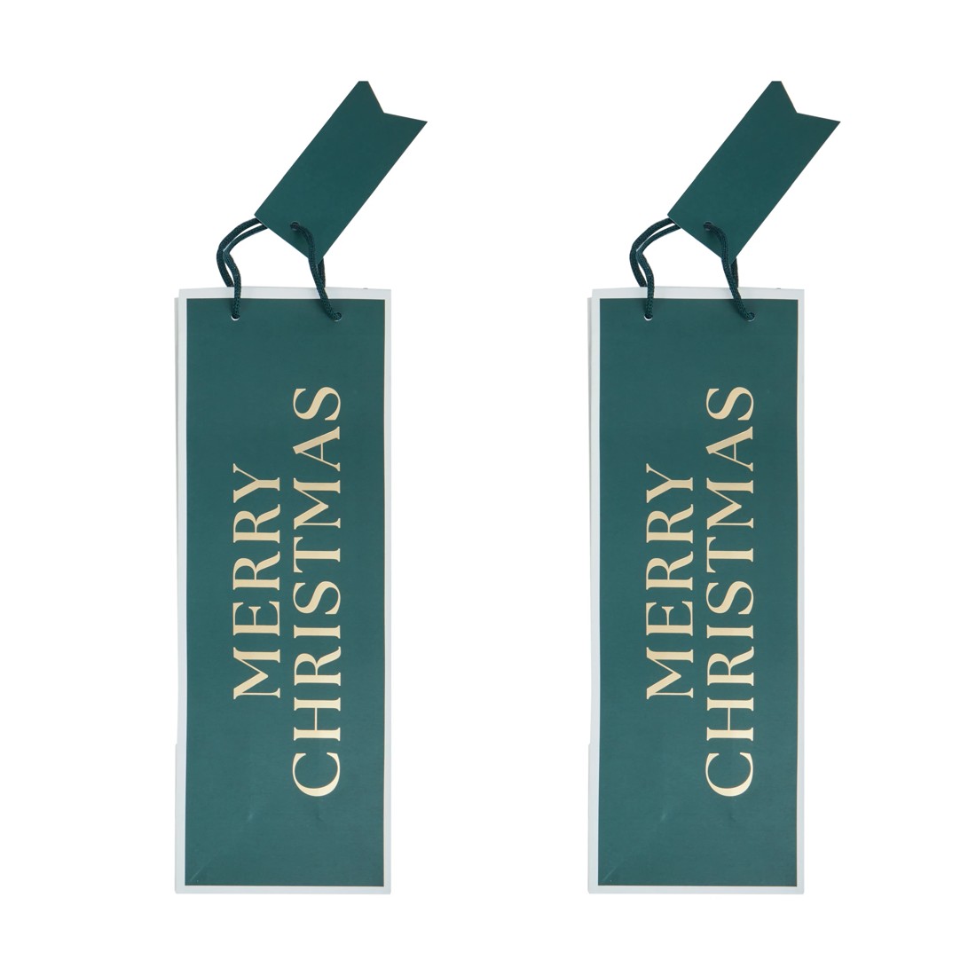 7 2 Pack Christmas Bottle Bags - Assorted, 7 of 9