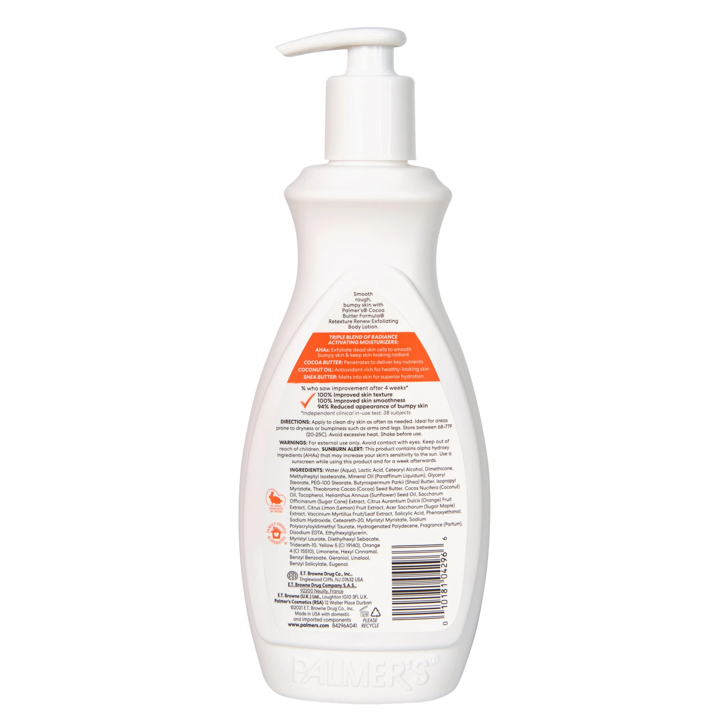 2 Palmer's Cocoa Butter Formula Exfoliating Body Lotion 400ml - Vitamin E, Cocoa Butter, Coconut Oil and Shea Butter, 2 of 5