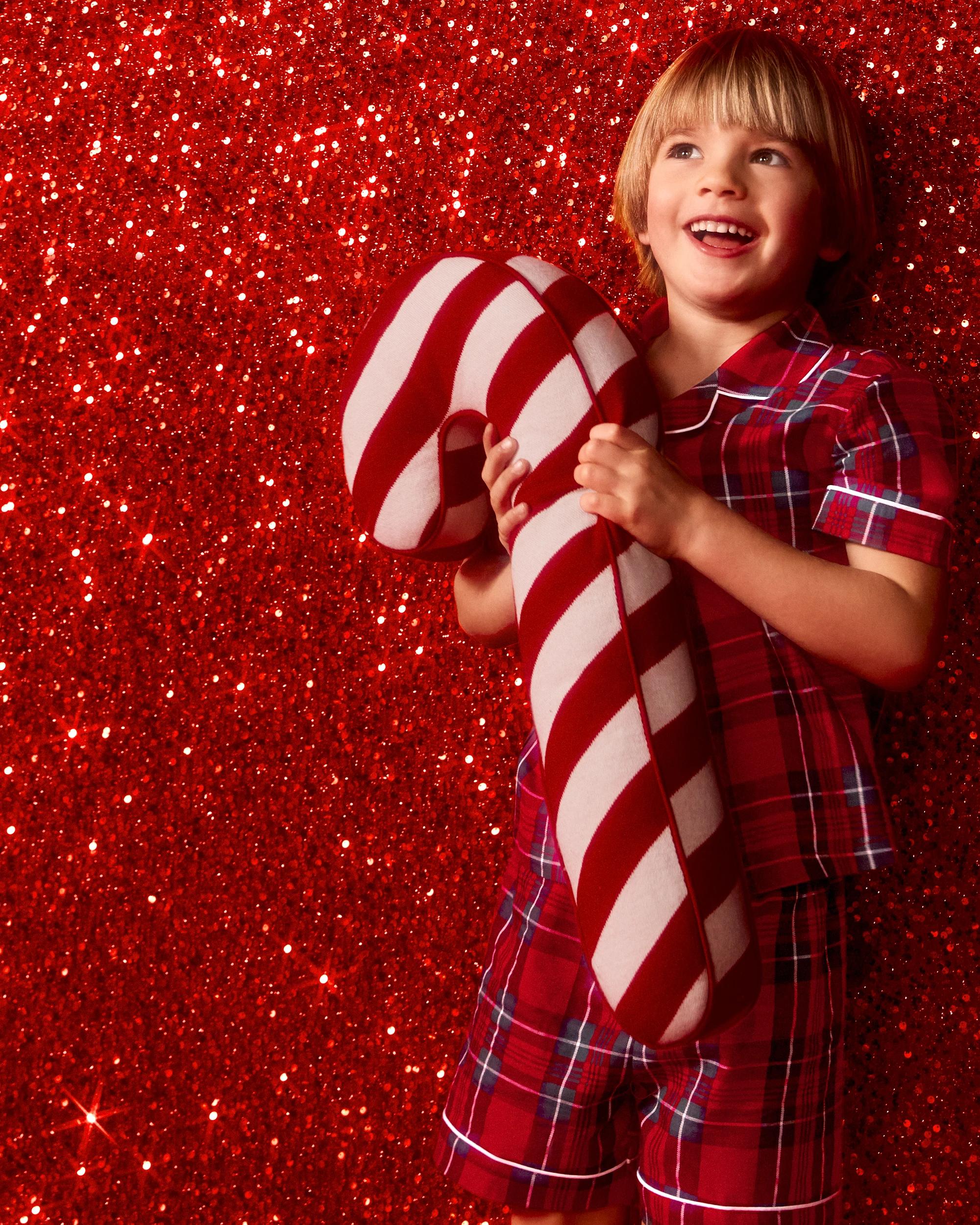 8 Target Family Matching Christmas Check Australian Cotton Younger Kids Pyjama Set RED CHECK, 8 of 8