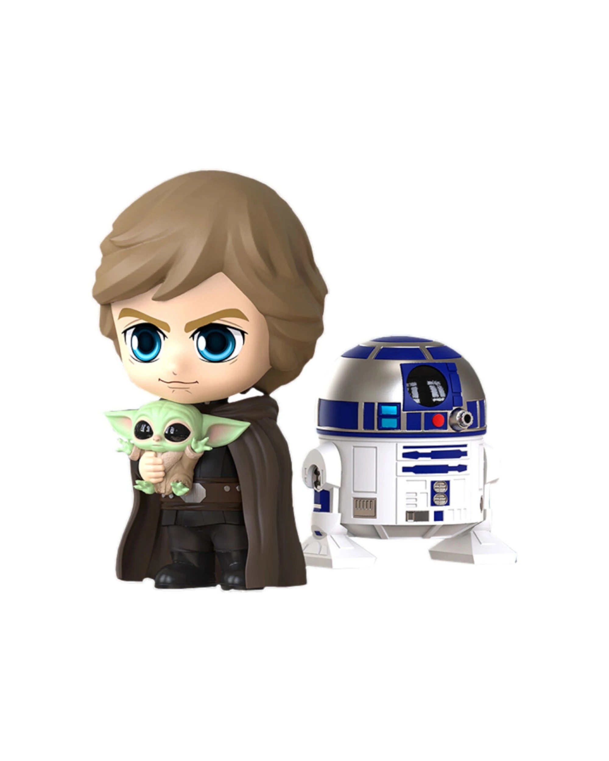 3 Star Wars 2Pc Action Figures Luke Skywalker R2-D2 Grogu Set Collectible - Multi, 3 of 3