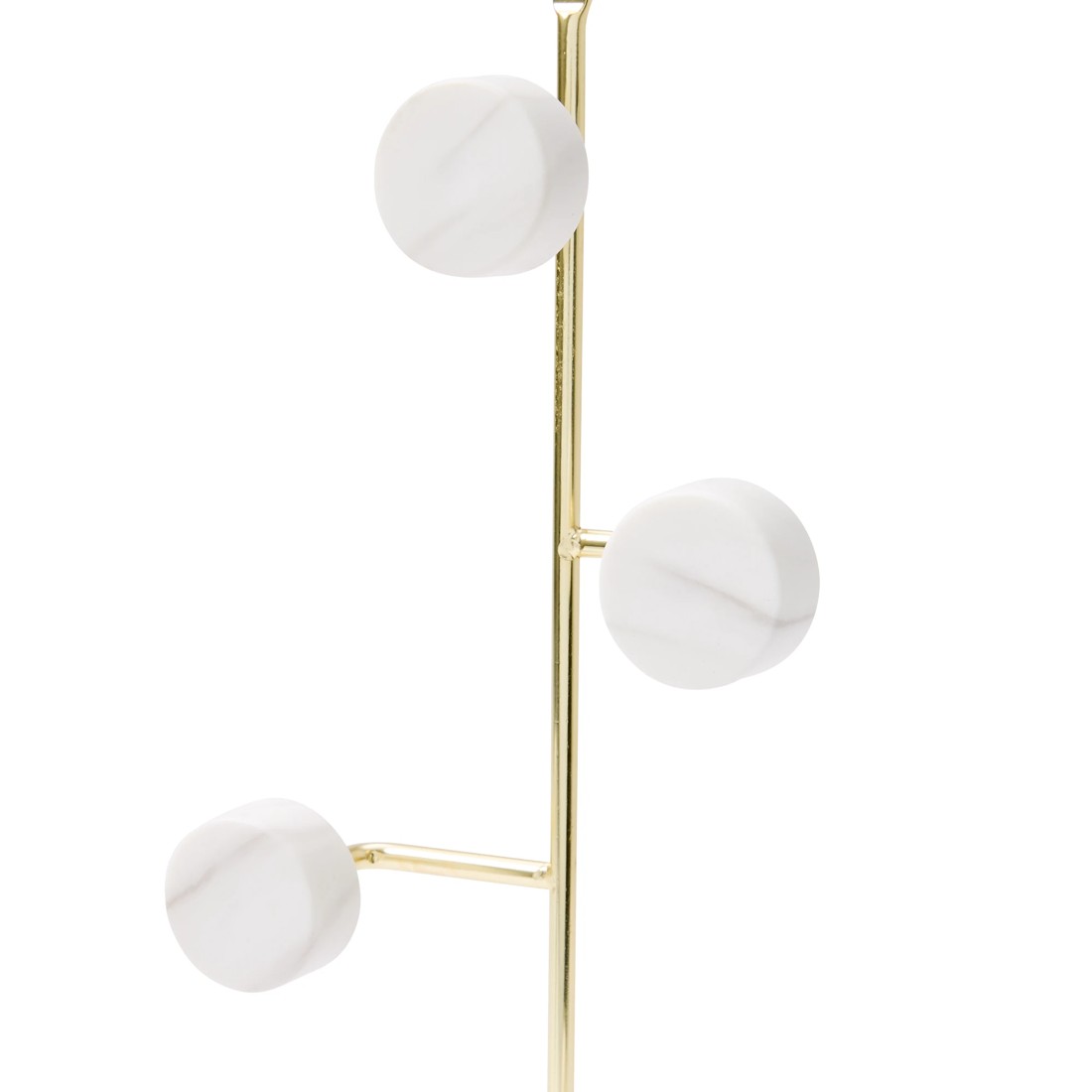 6 Marble and Gold Look Over the Door Vertical Hook, 6 of 7