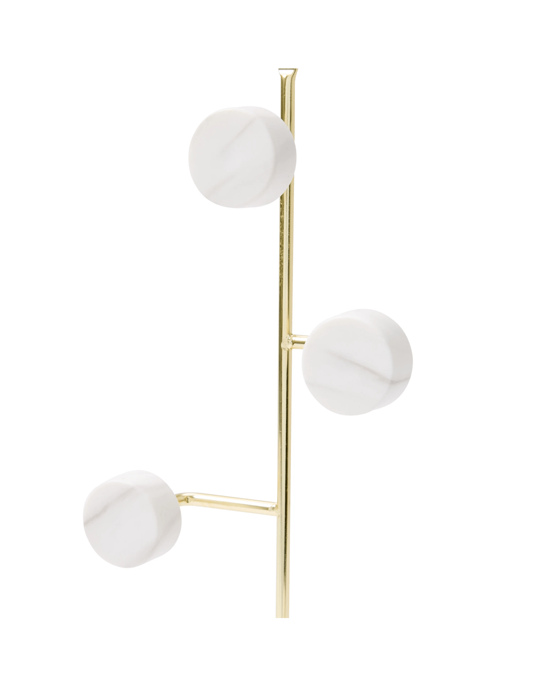 6 Marble and Gold Look Over the Door Vertical Hook, 6 of 7